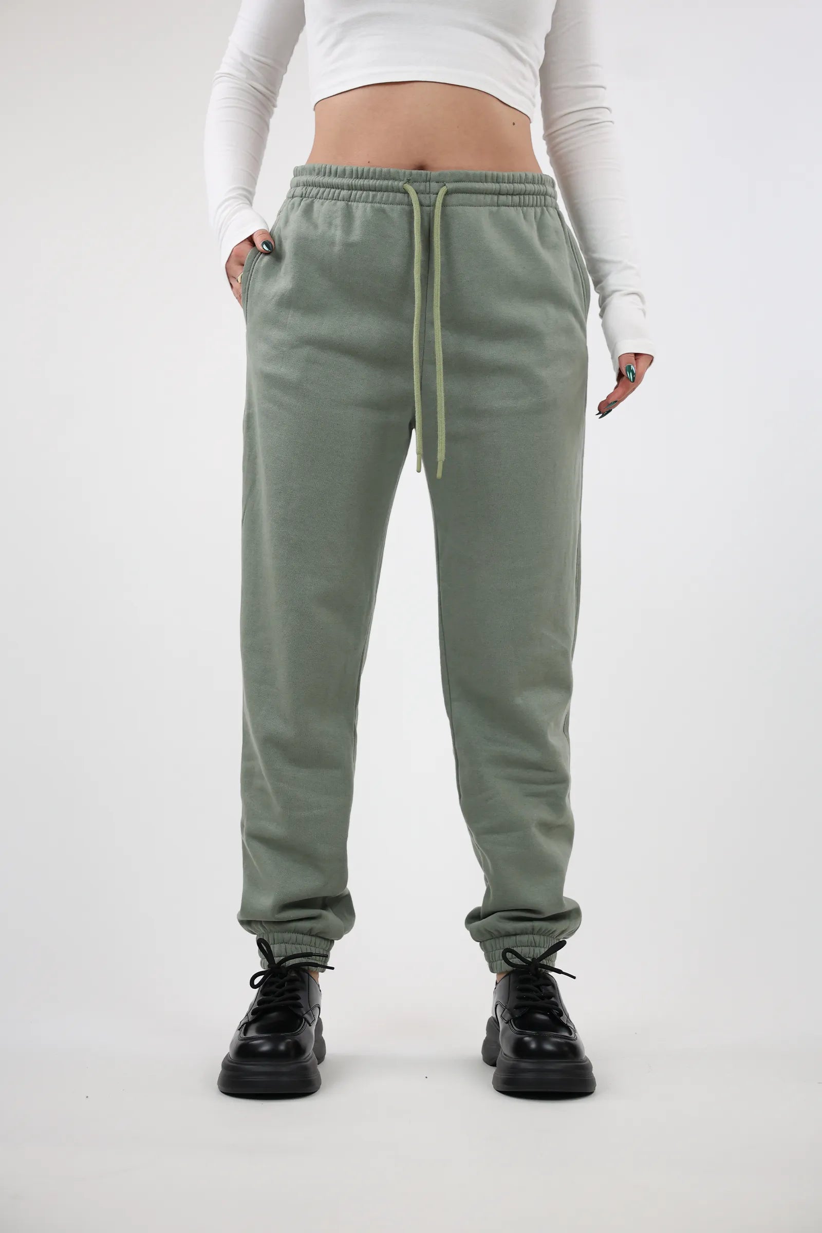 TRENERKA elastic waist fleece