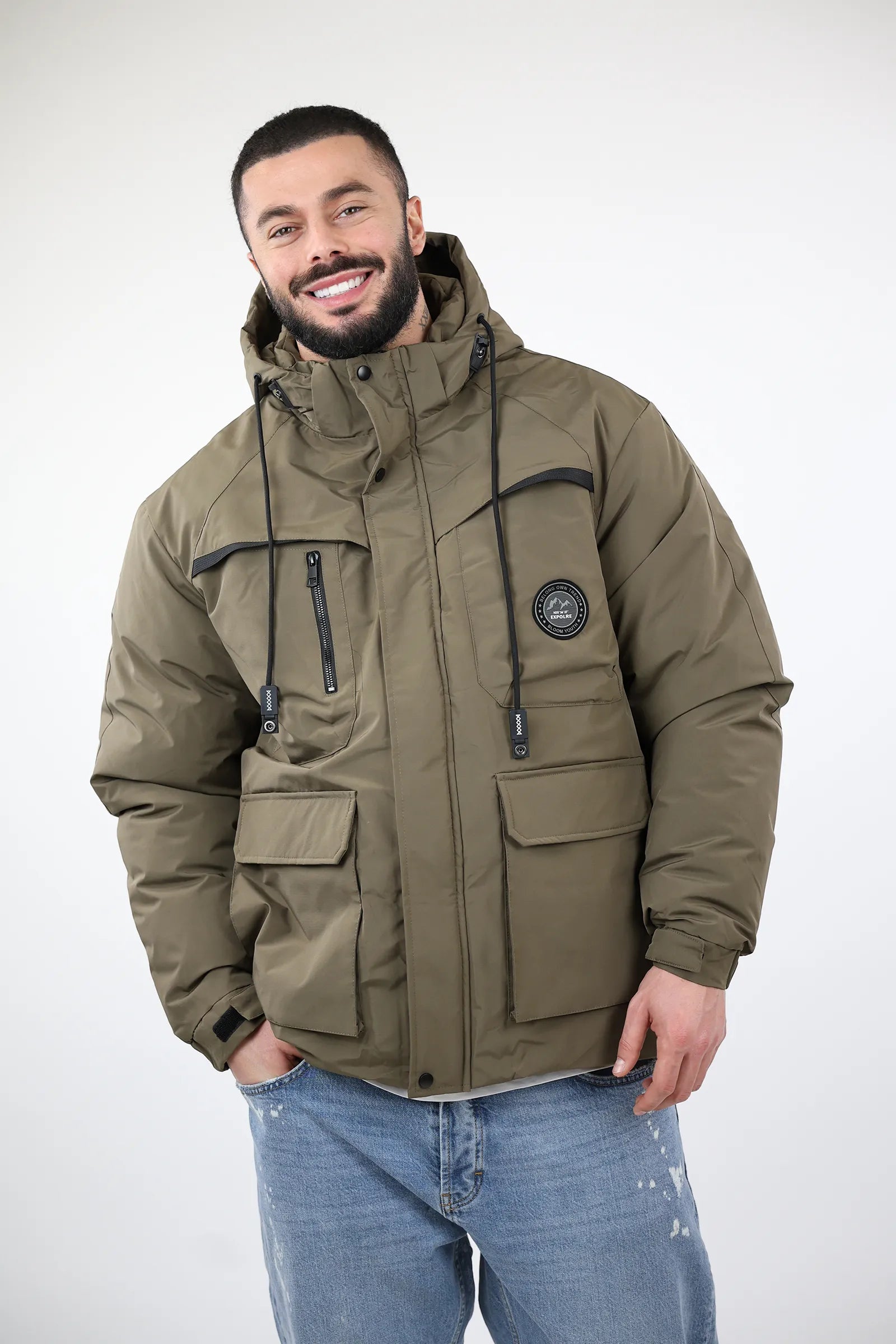 JAKNE Hooded Puffer Jacket