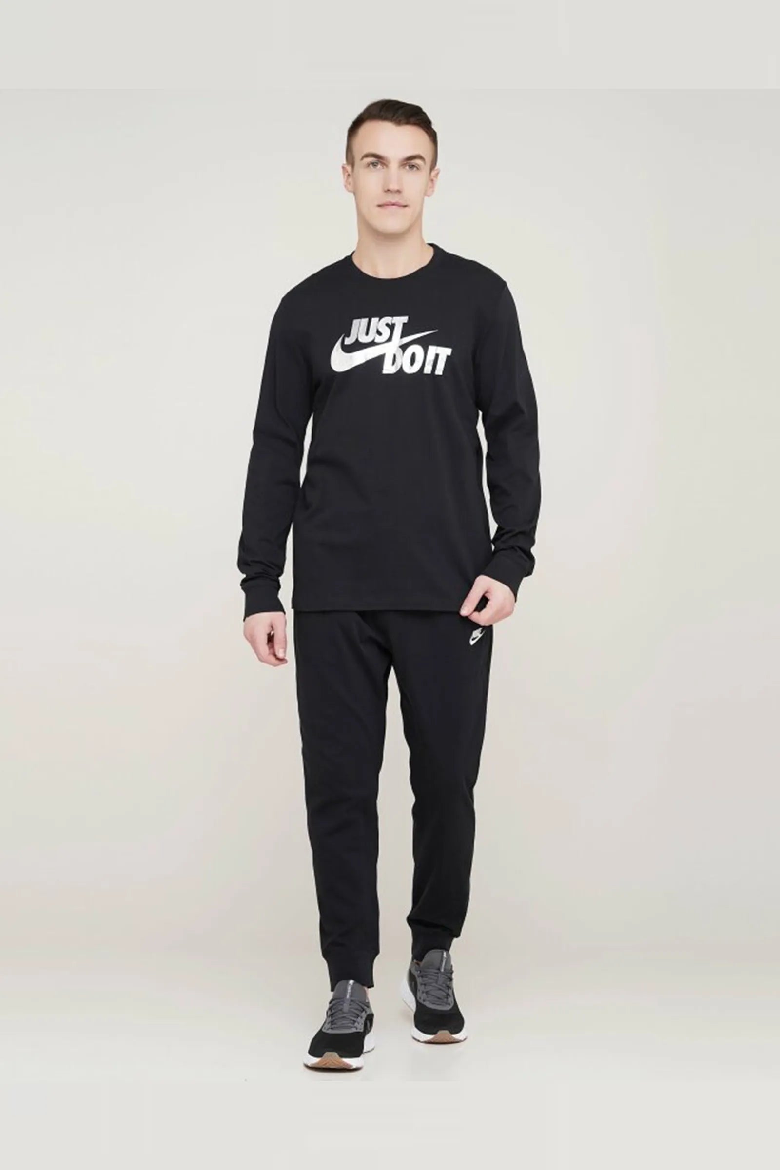 BLUZË Nike M Nsw Tee Ls Brnd Mrk Foil DB6529-010