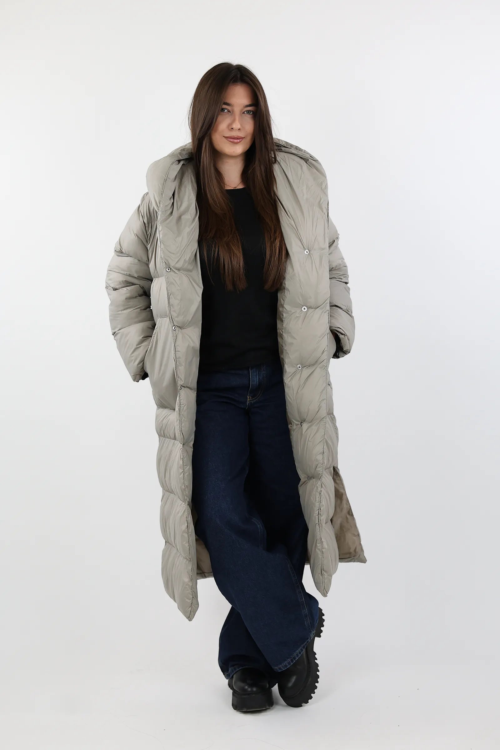 JAKNE HOODED PUFFER