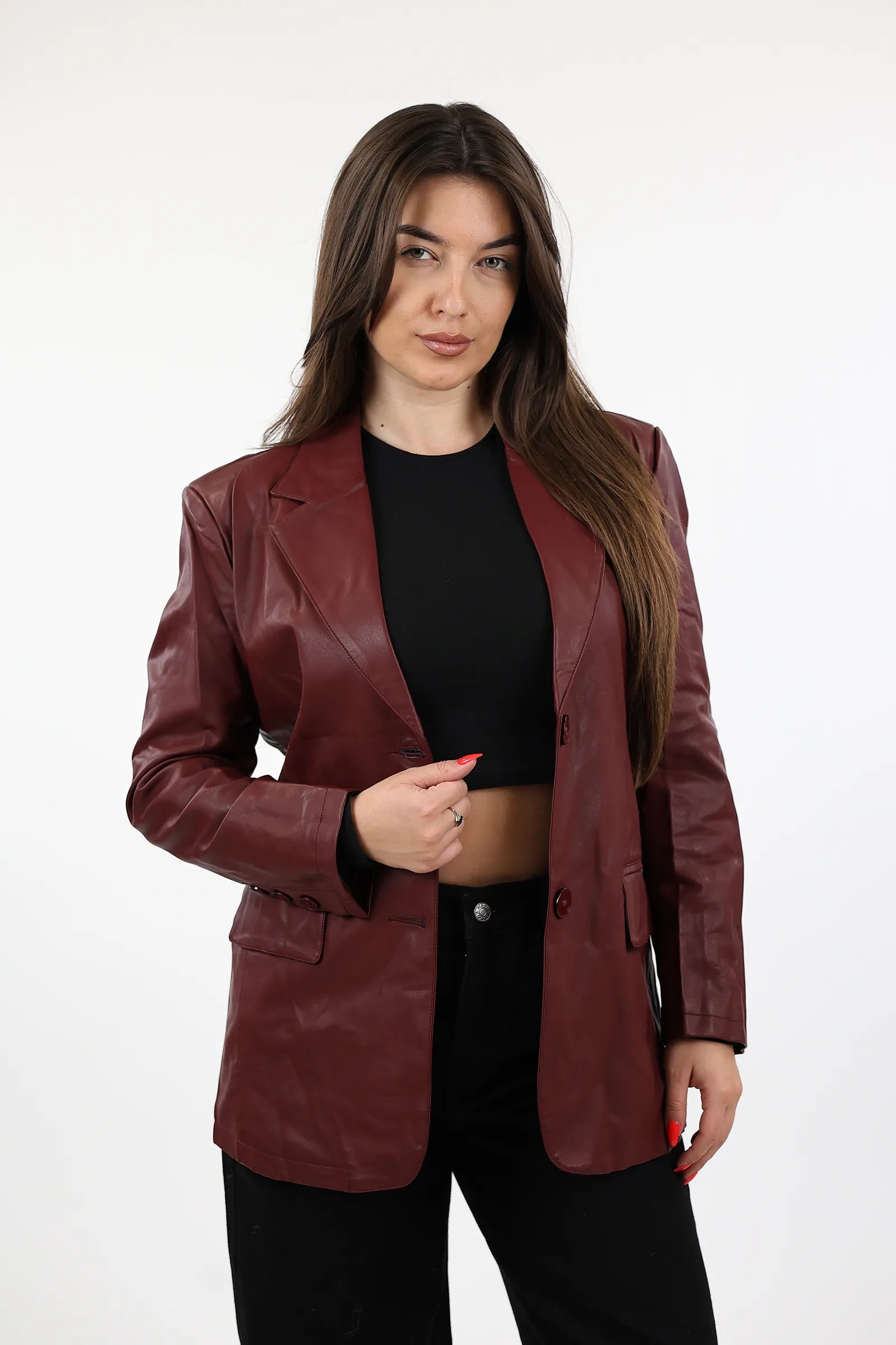JAKNE DARK RED