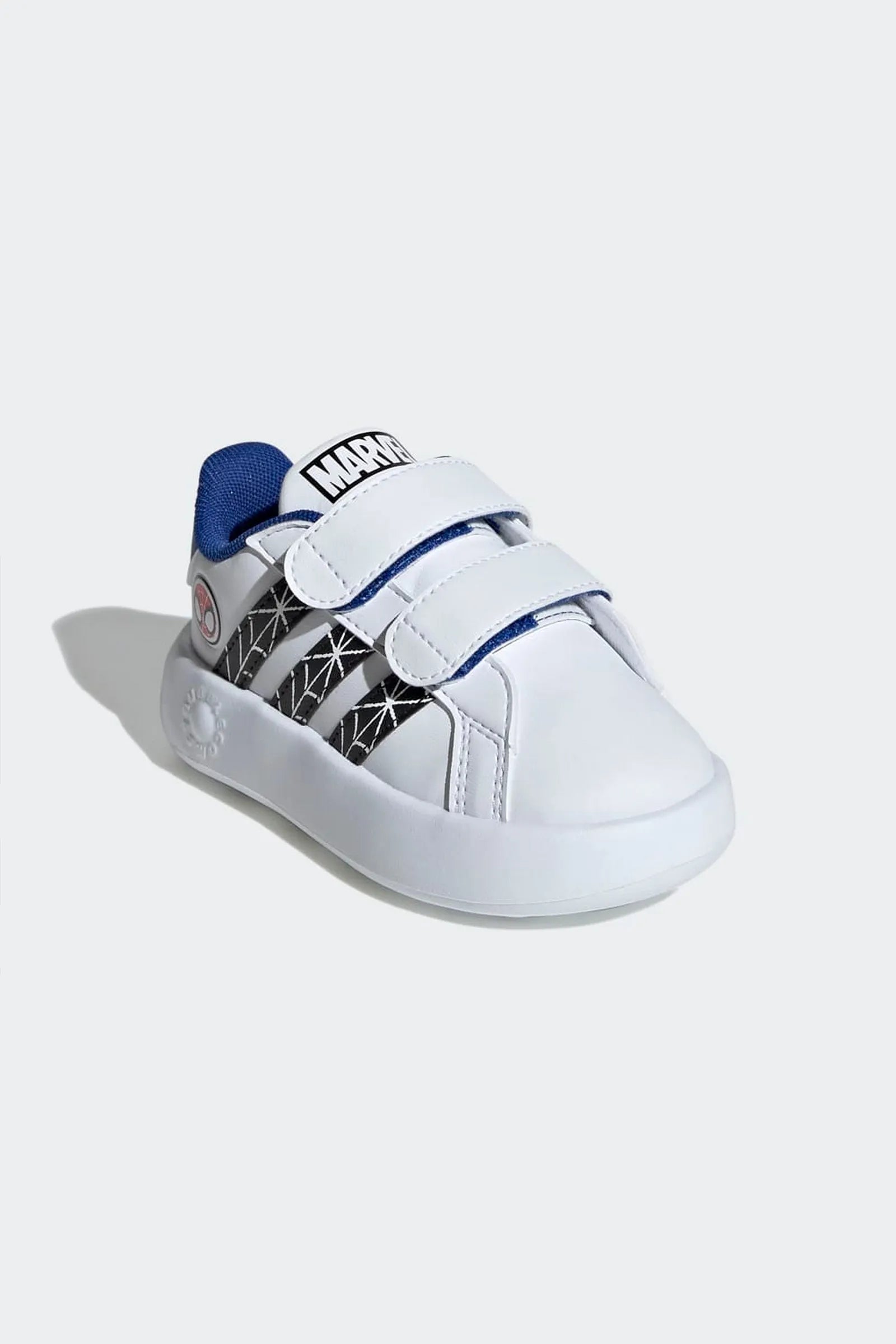 PATIKA Adidas MARVELS SPIDER-MAN GRAND COURT - Baby shoes - cloud white core black royal blue