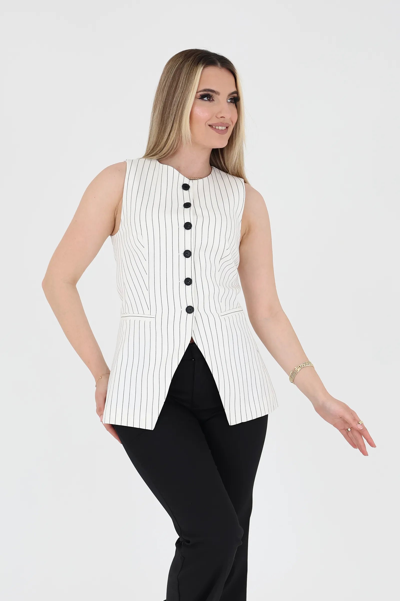 Jelek pinstripe longline