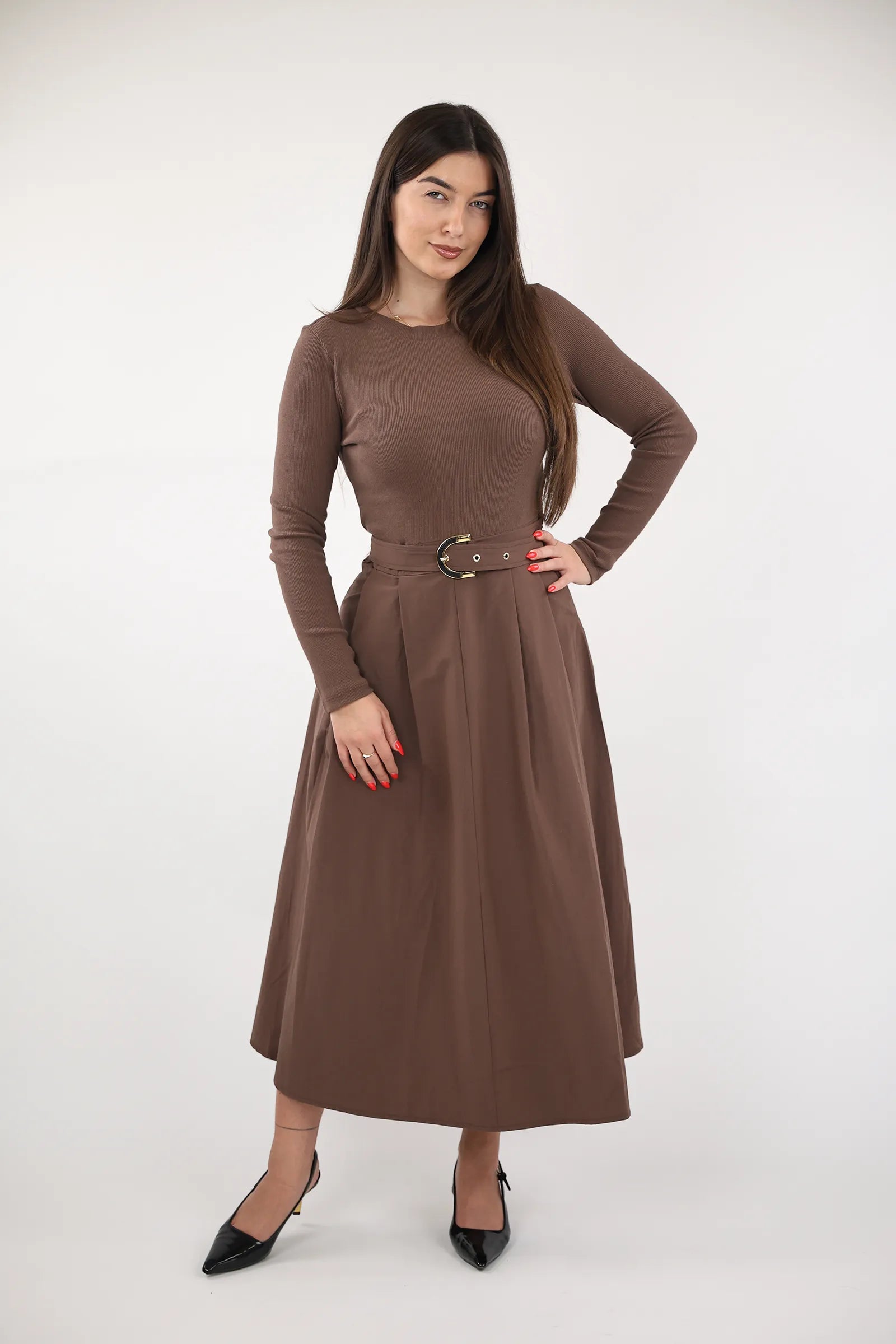 FUSTAN CASUAL BELTED