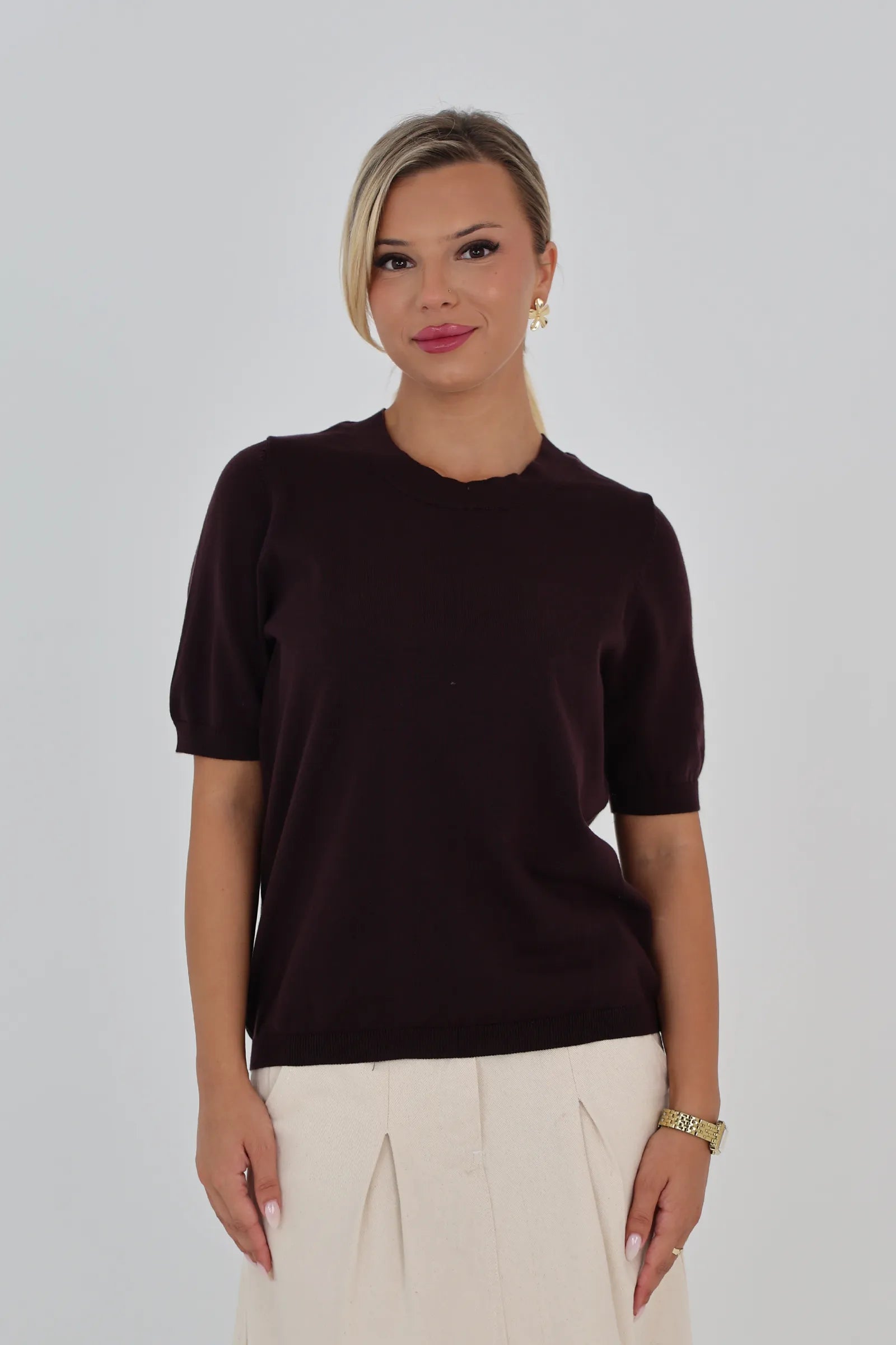 Maice knit tee