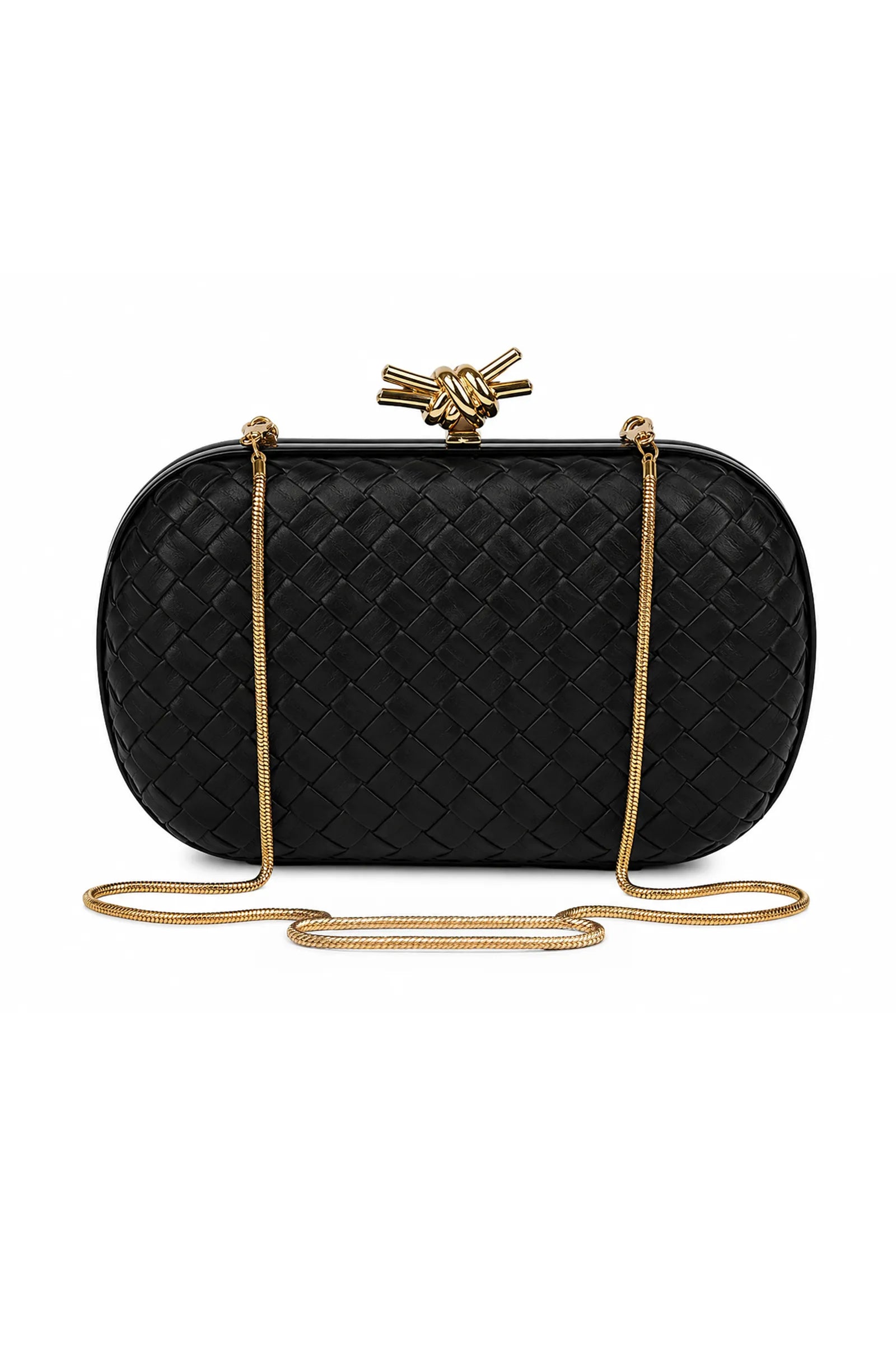 Çante gold knot clasp