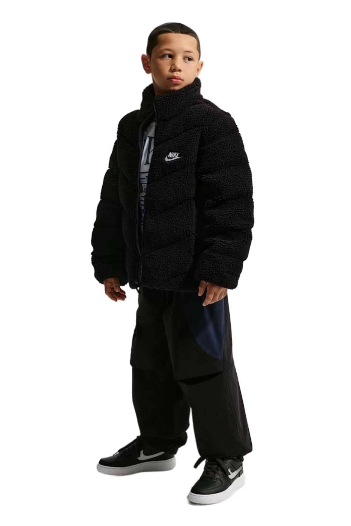 Jakne nike sportswear big kids' therma-fit loose puffer IM4506-010