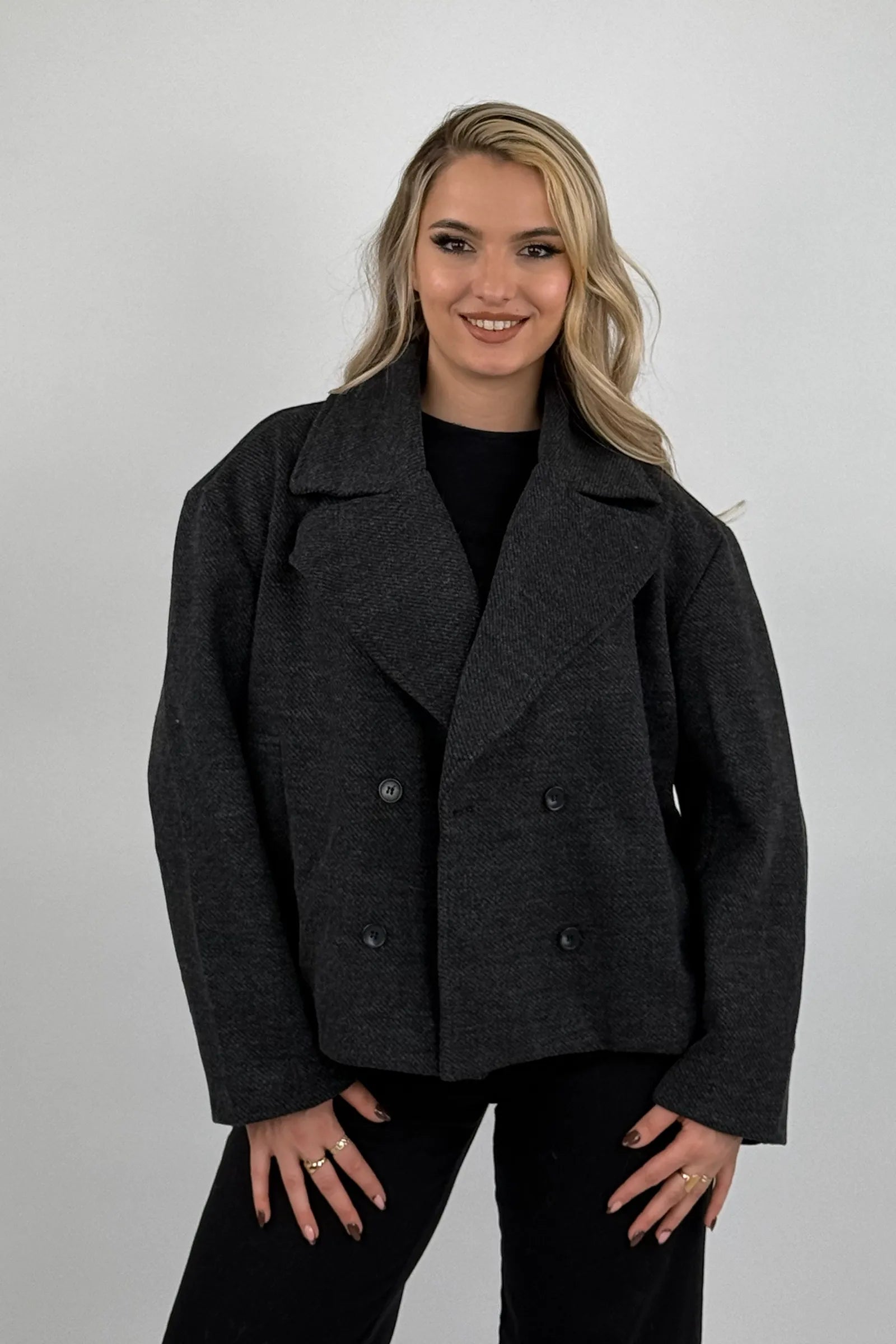 Pallto breasted short coat