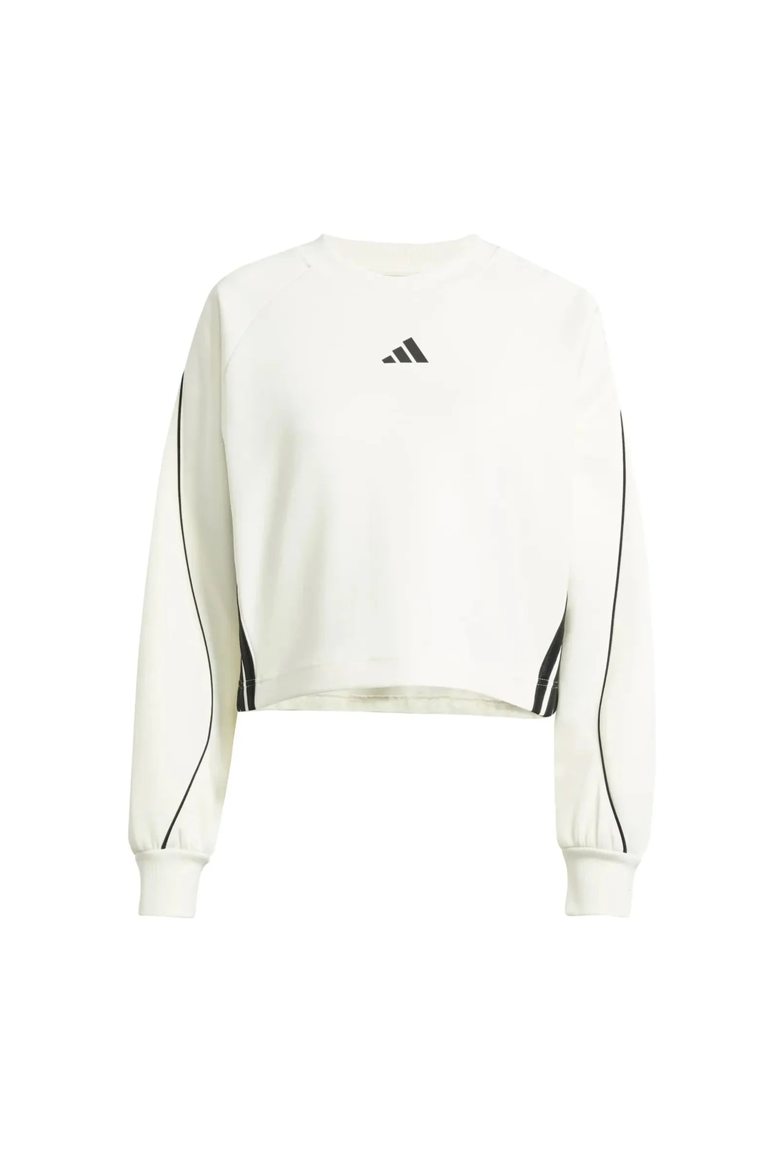 DUKS ADIDAS Stadium 3-Stripes Crewneck Sweatshirt