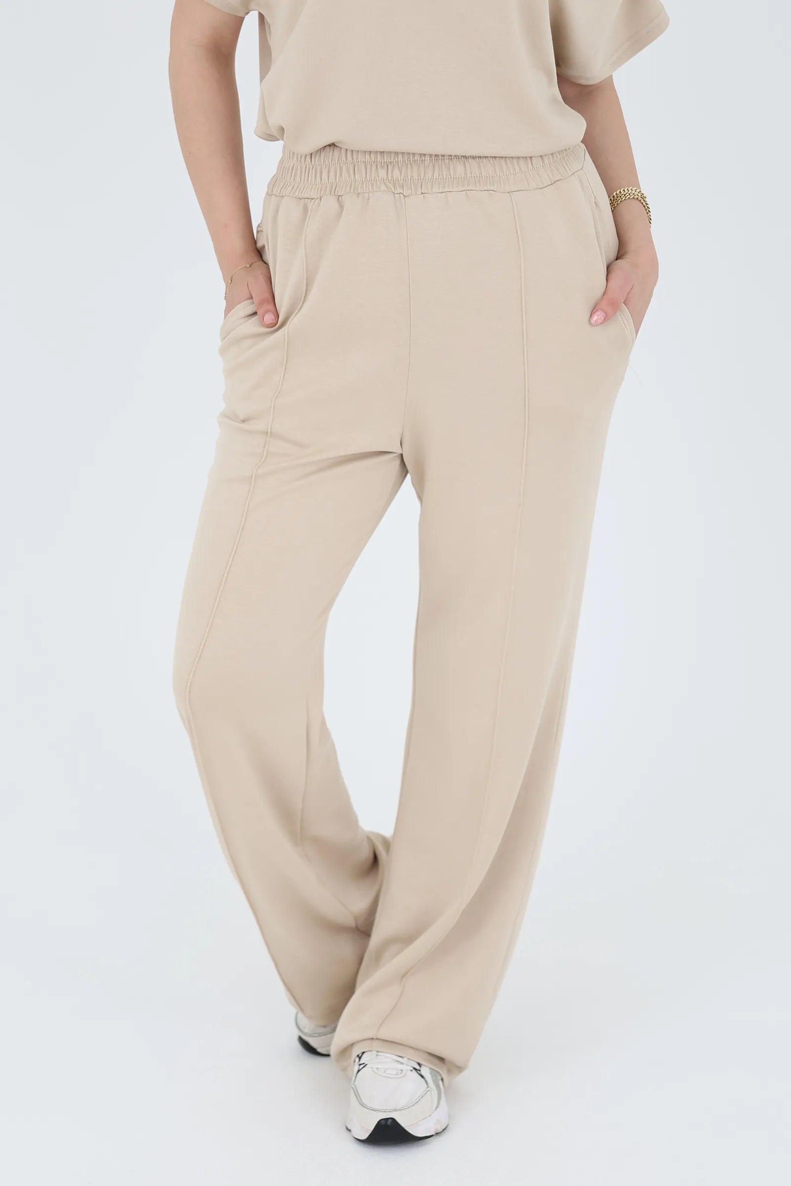 Trenerka wide leg joggers