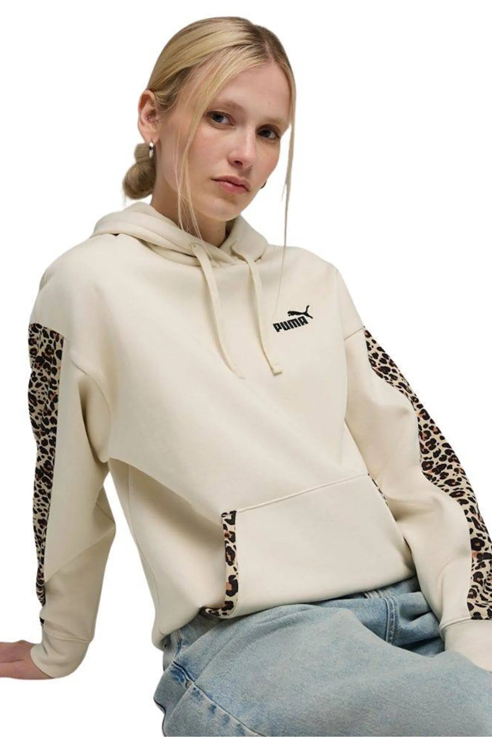 DUKS Puma Essentials Comfort Hoodie mit Animal-Print