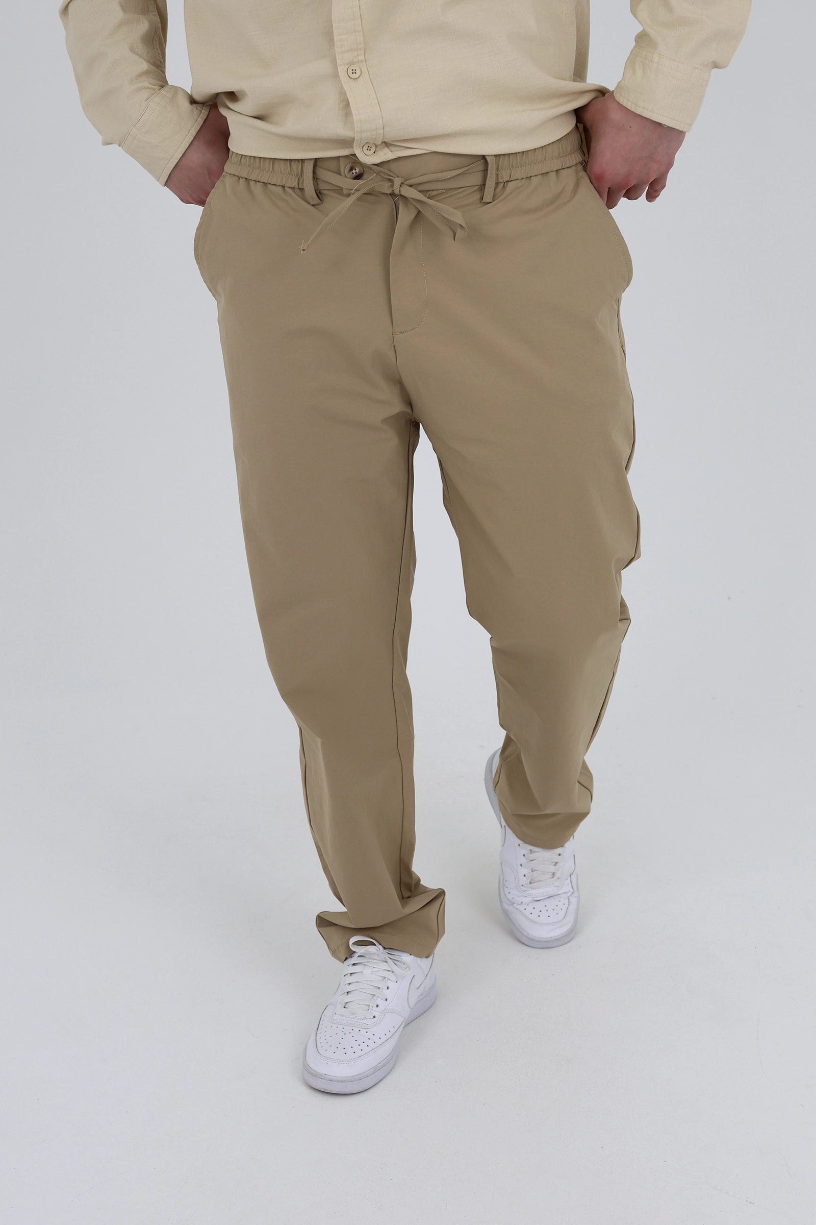 Pantallona loose fit linen