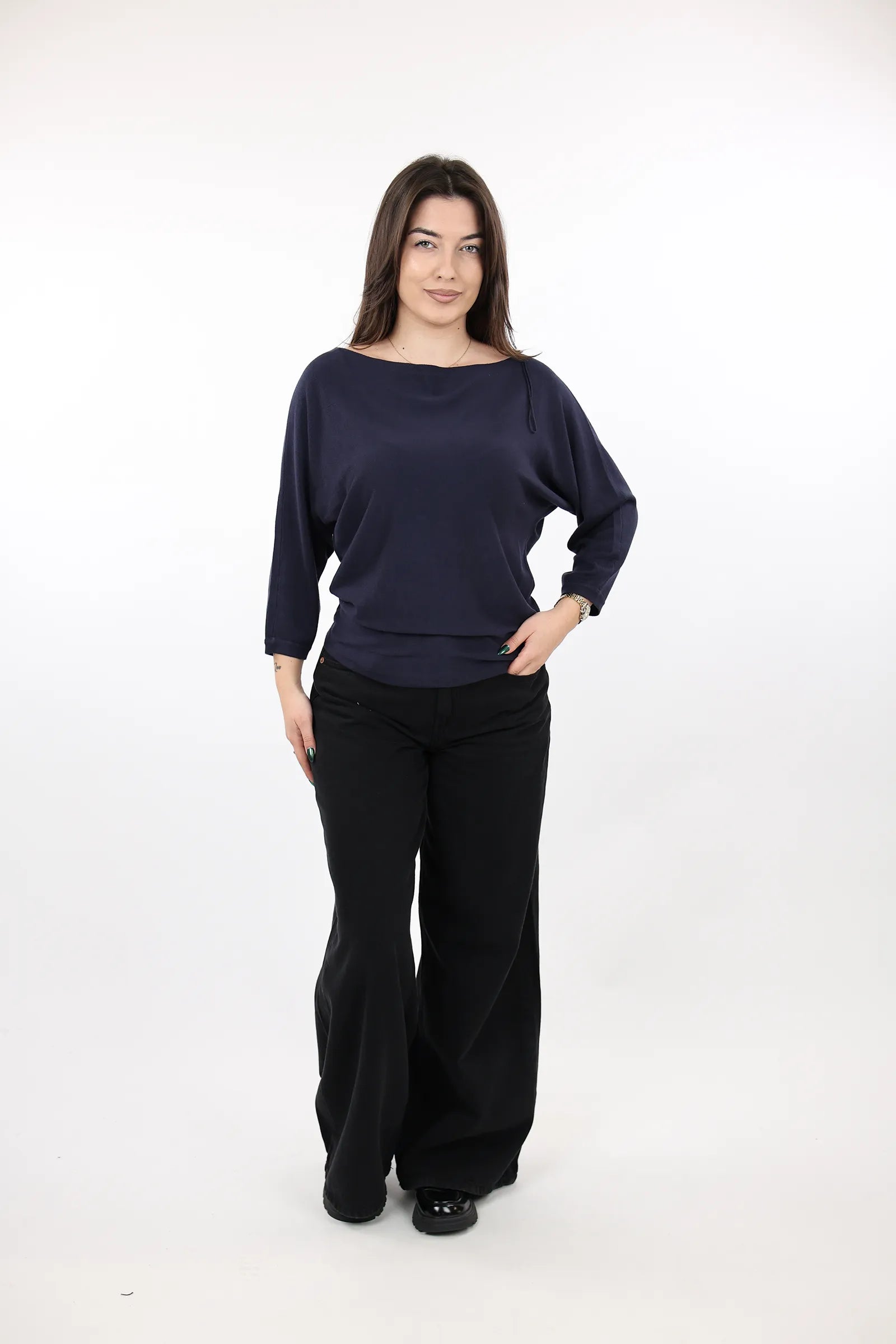 BLUZË Casual Knit Pullover
