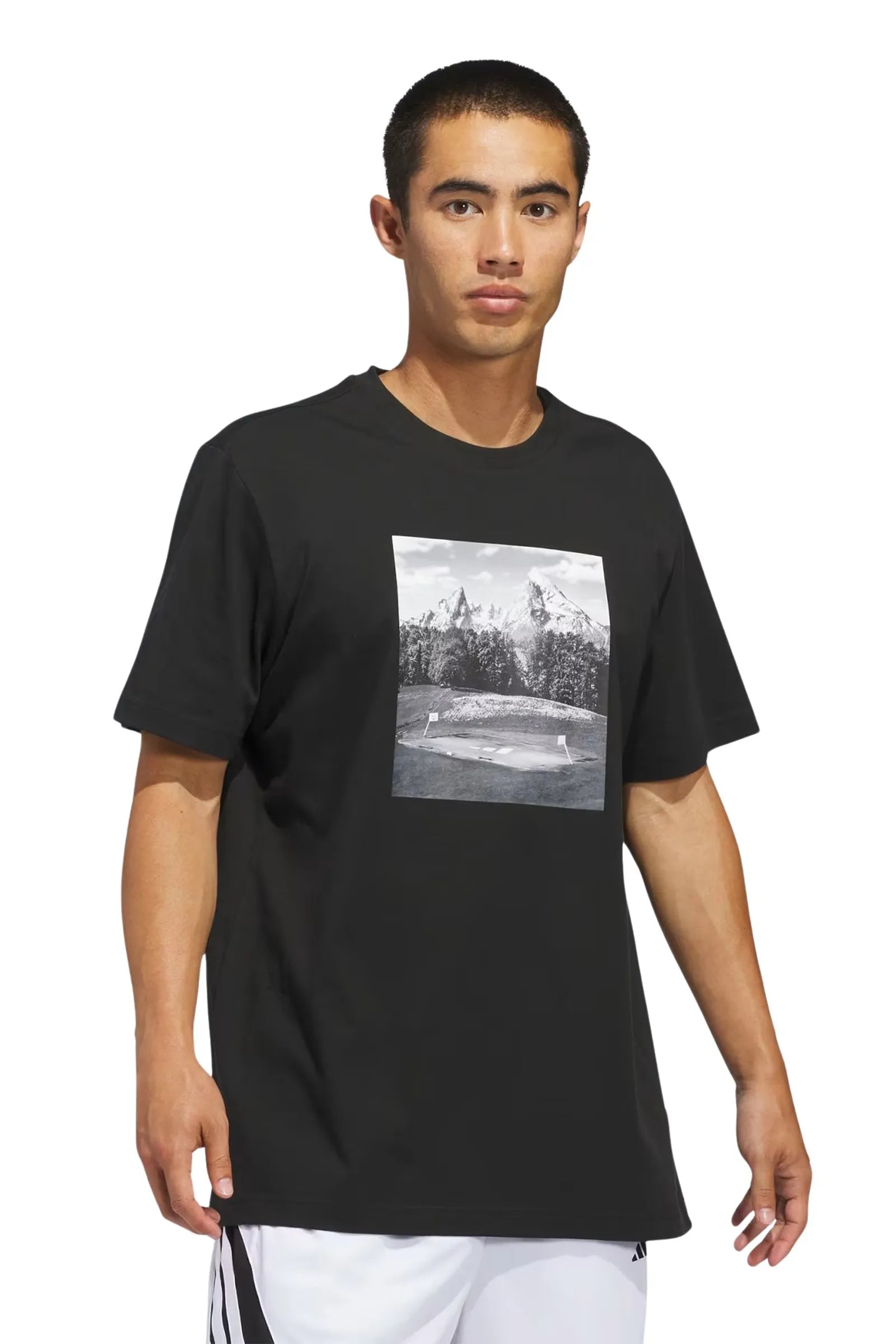 Maice adidas hoop sanctuary graphic t-shirt JZ7538