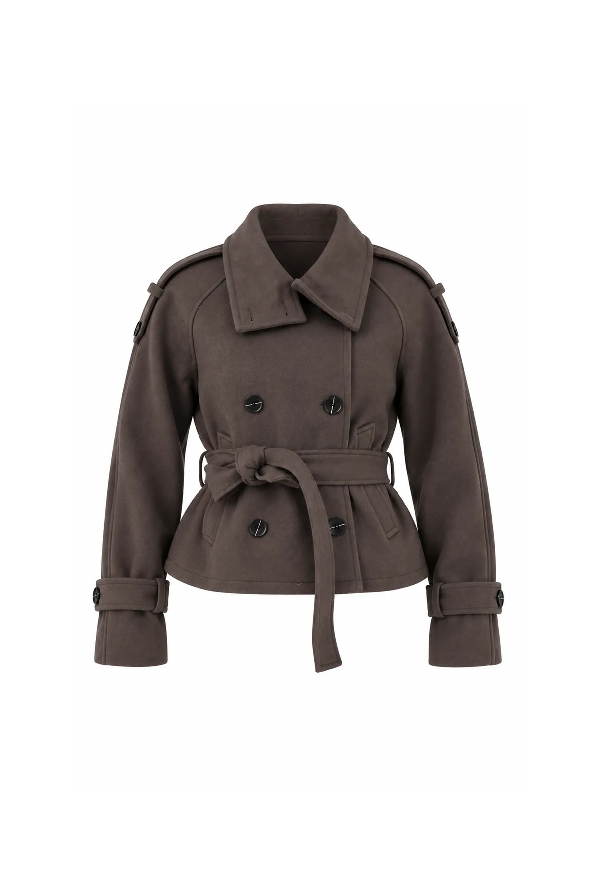 Pallto trench style wool
