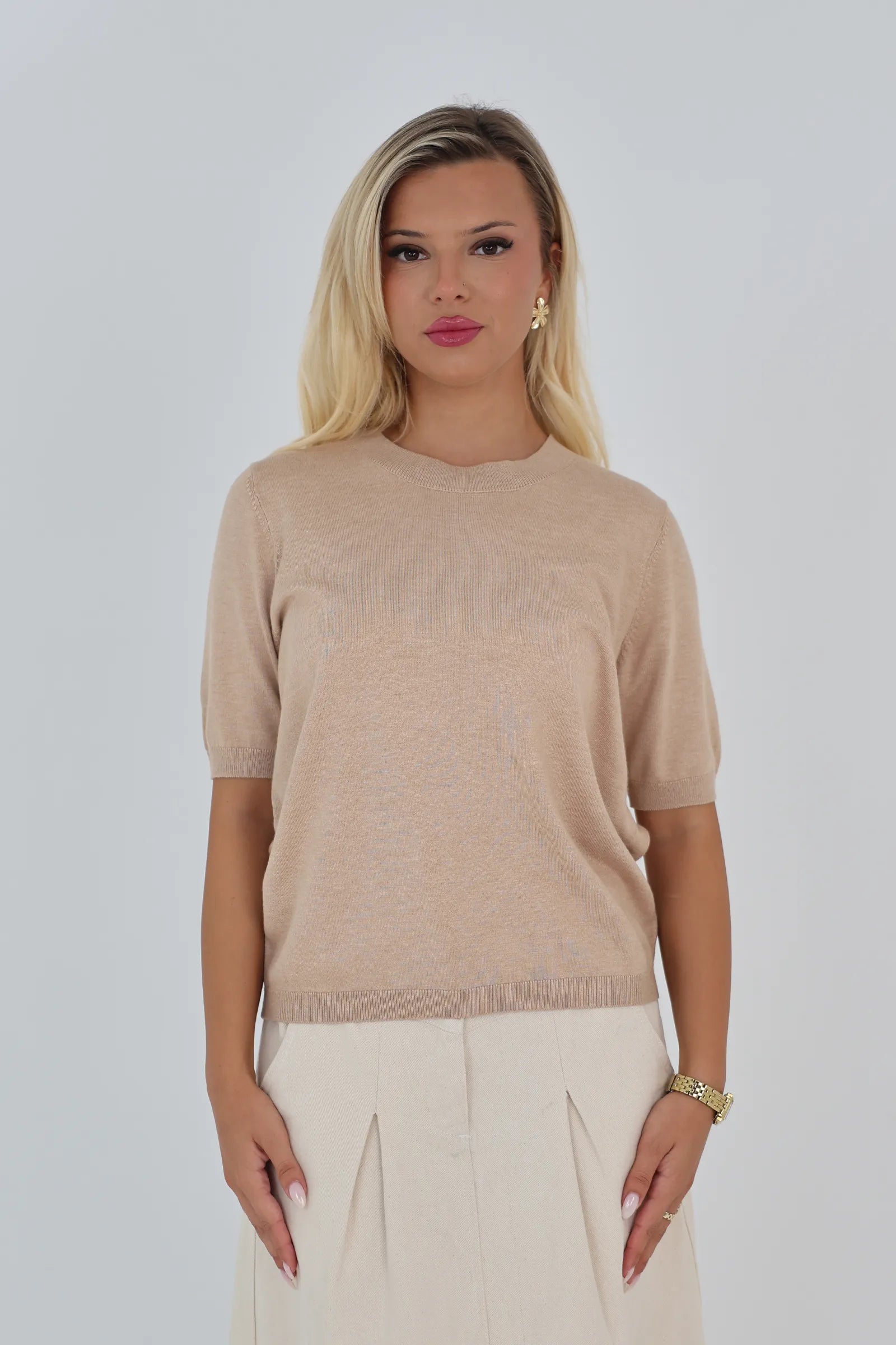 Maice knit tee