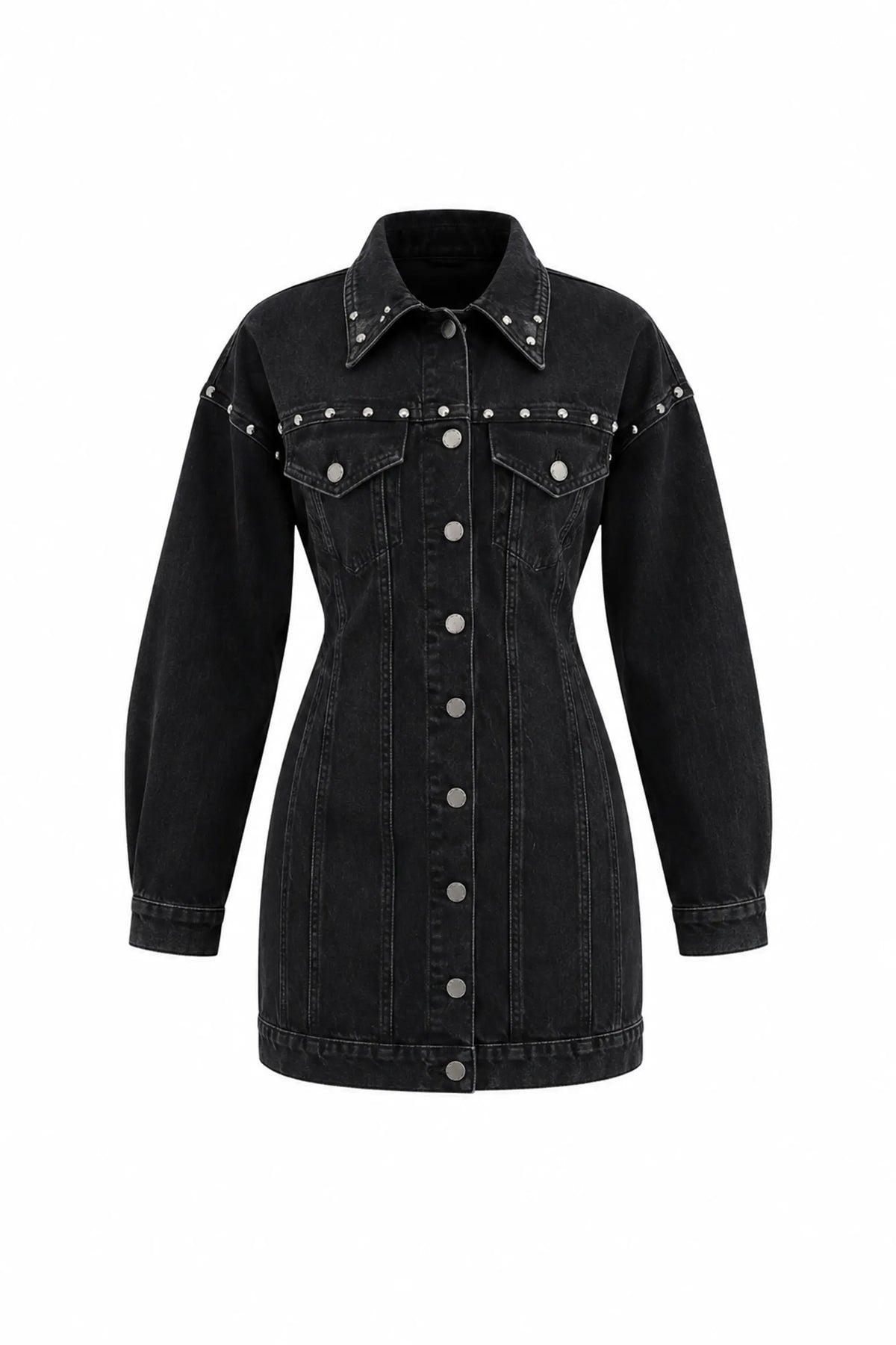 Fustan mini shirtdress