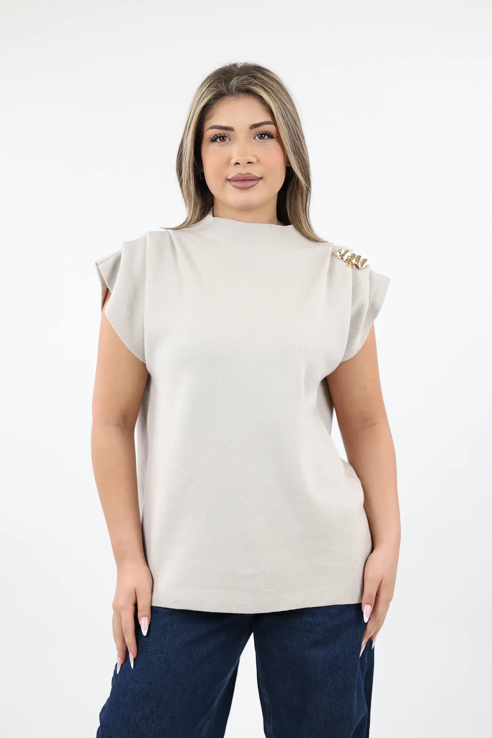 MAICË CAP SLEEVE TOP