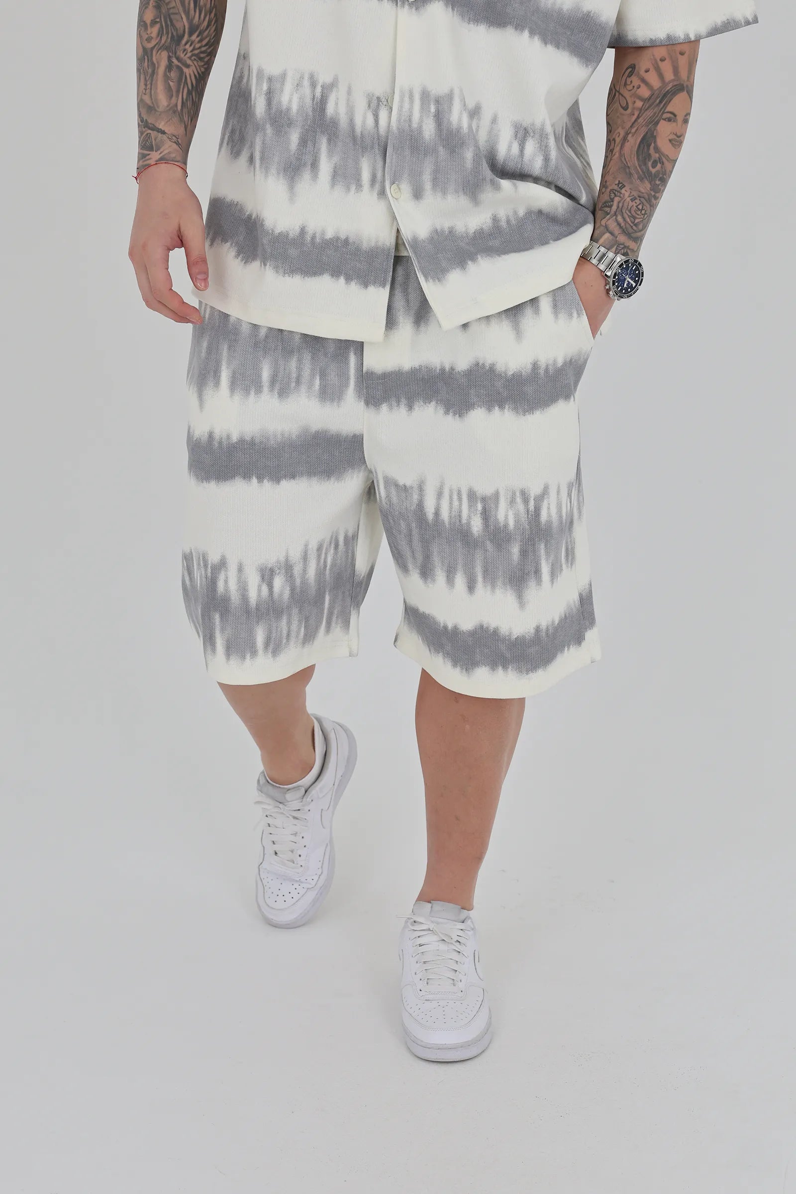 Pantallona relaxed fit printed