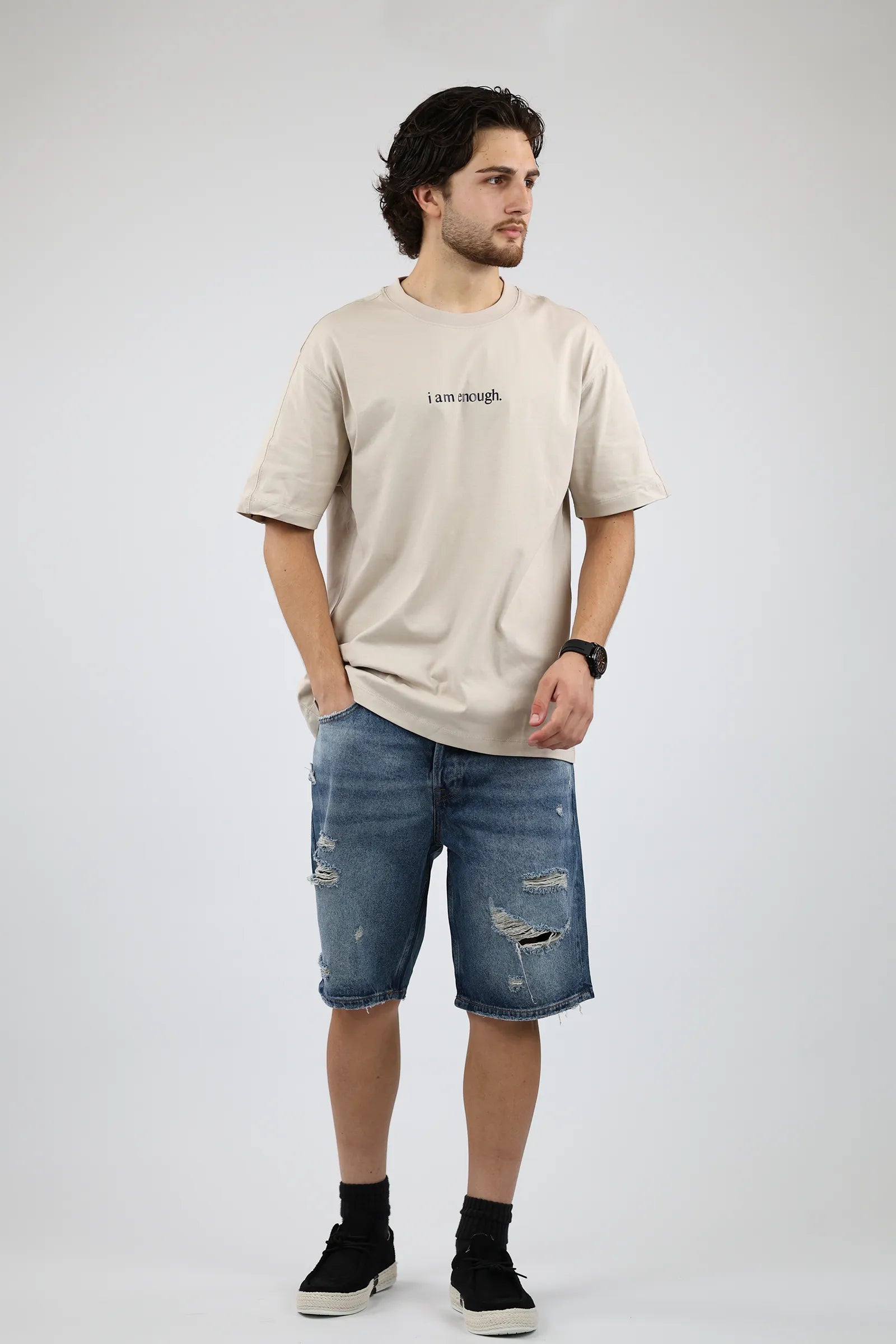 FARMERKA RIPPED BERMUDA