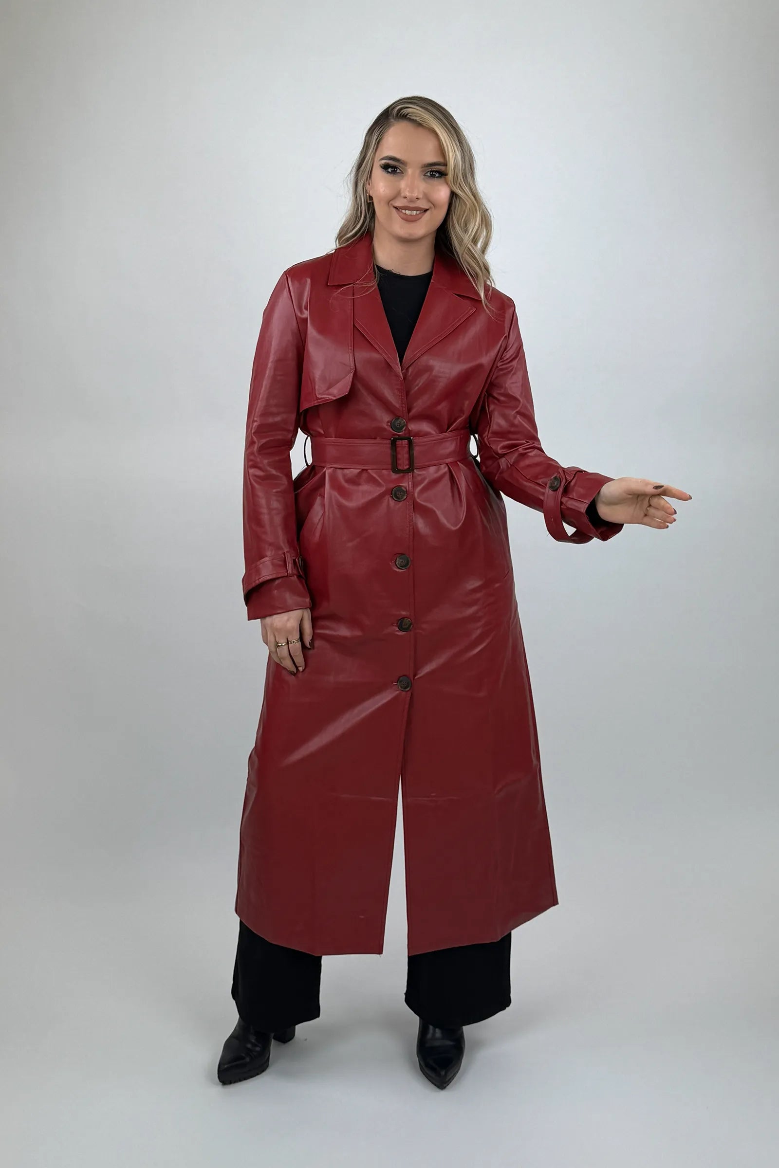 Jakne belted raincoat