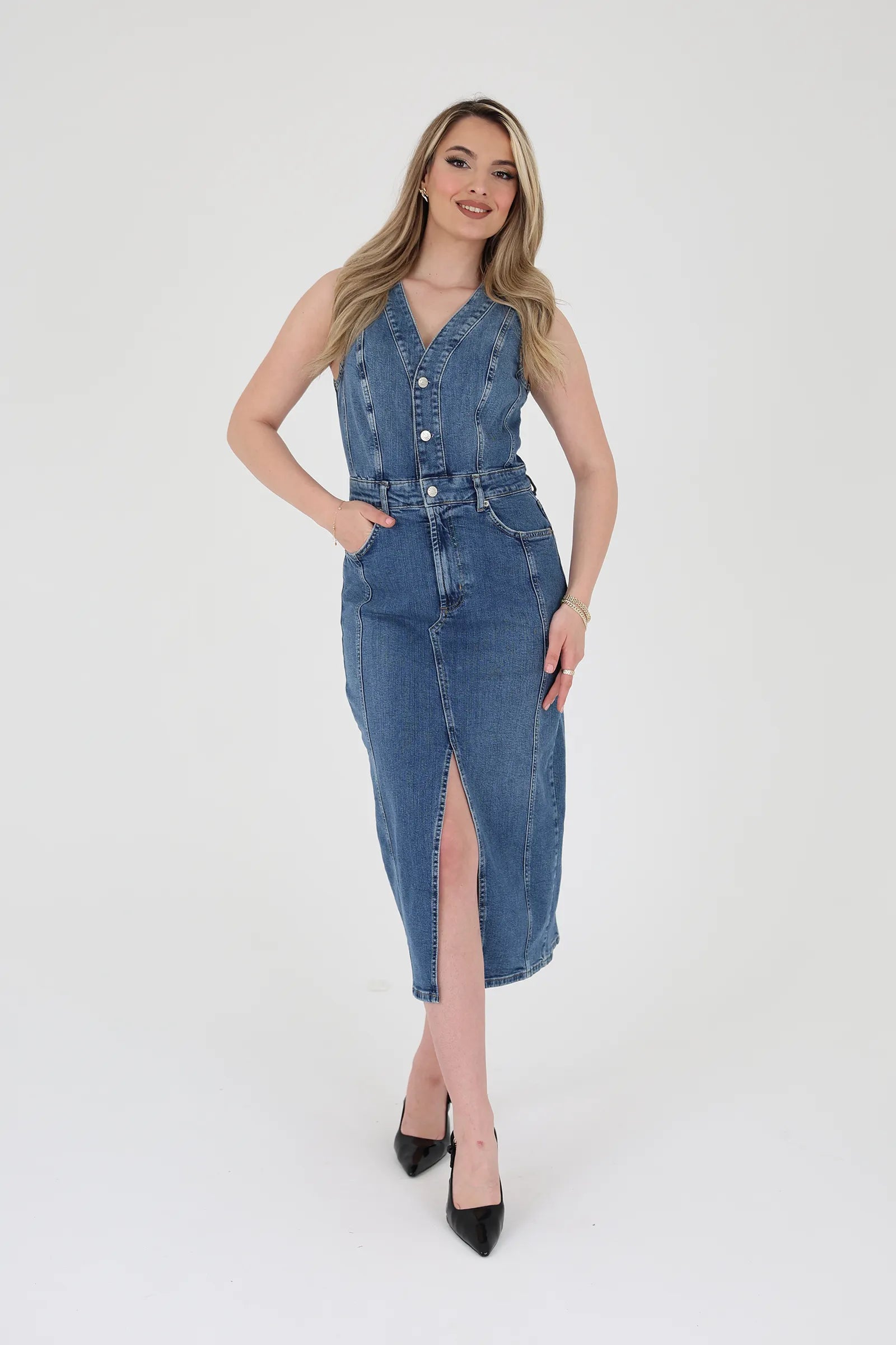 Fustan jeans