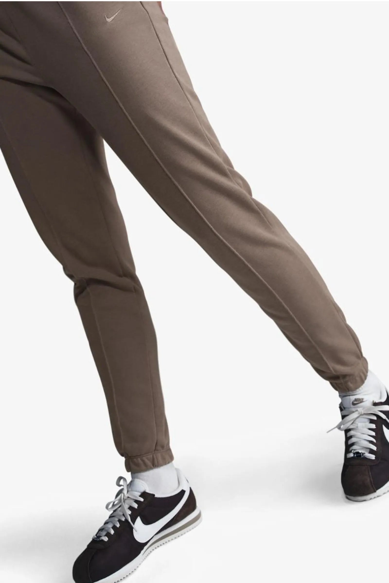 TRENERKA SPORTSWEAR CHILL TERRY SLIM HIGH-WAISTED FRENCH TERRY SWEATPANTS