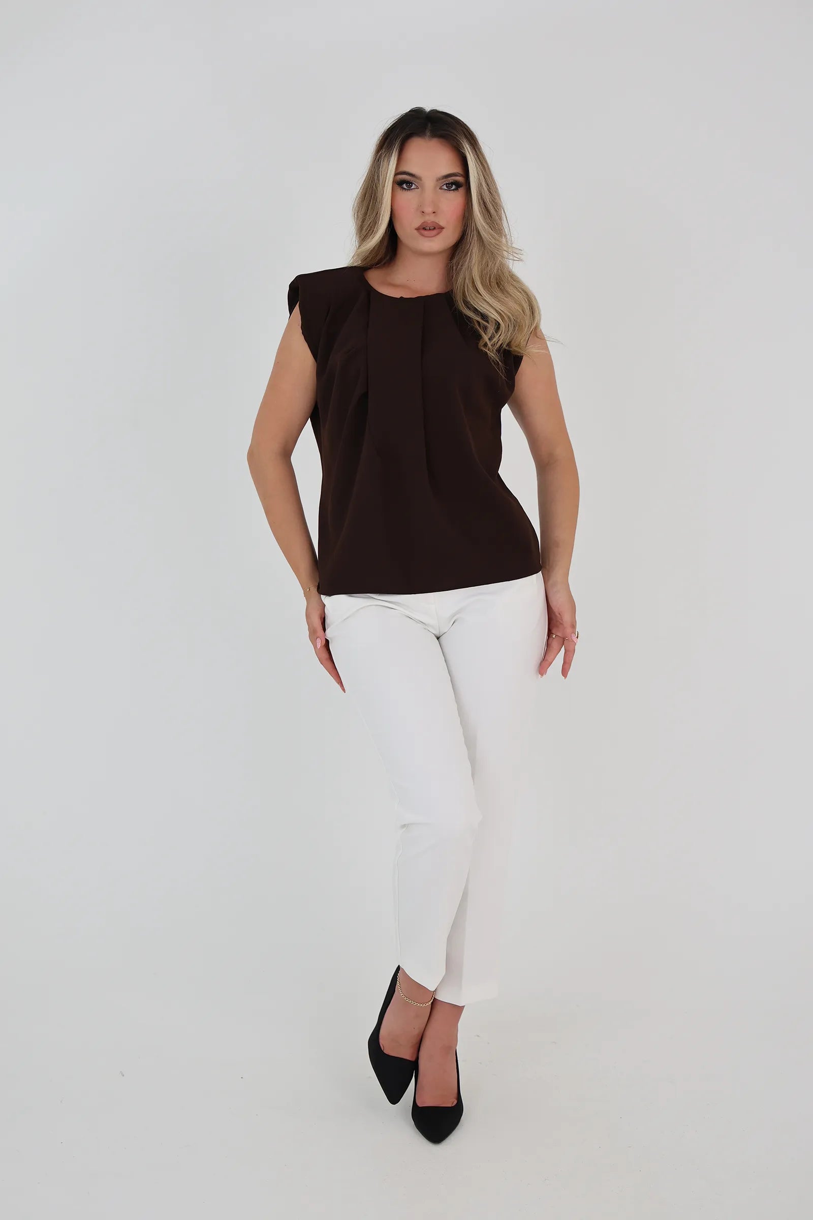 Maice padded shoulder