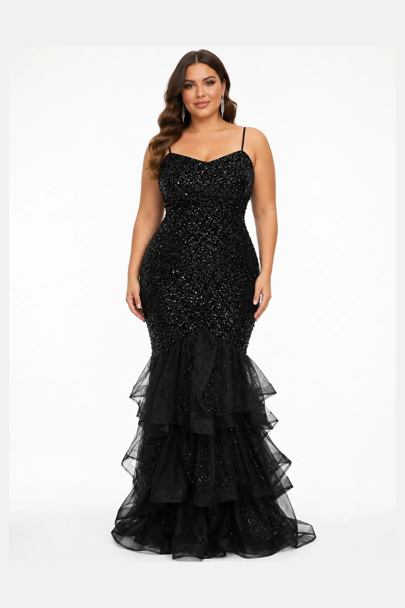 Fustan maxi marmaid
