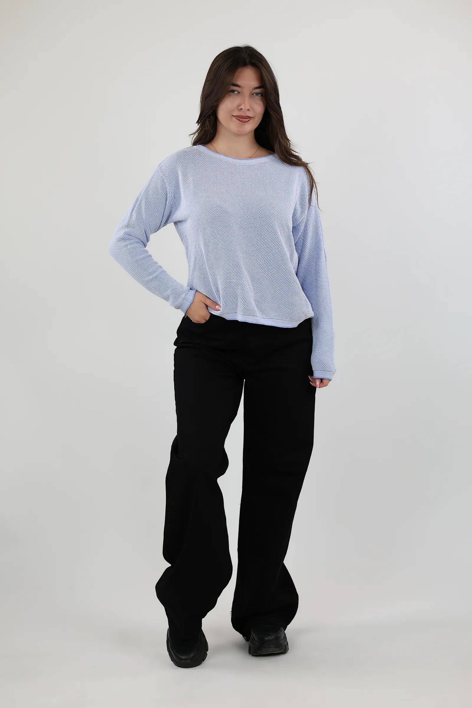 BLUZË BASIC WASHED