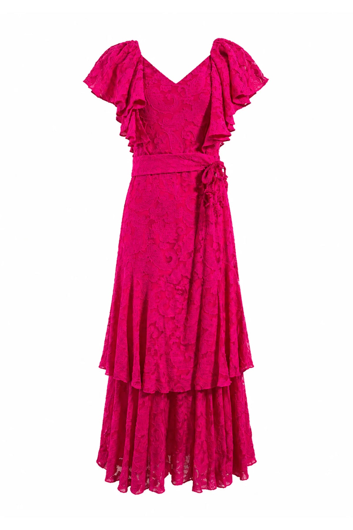 Fustan hot pink