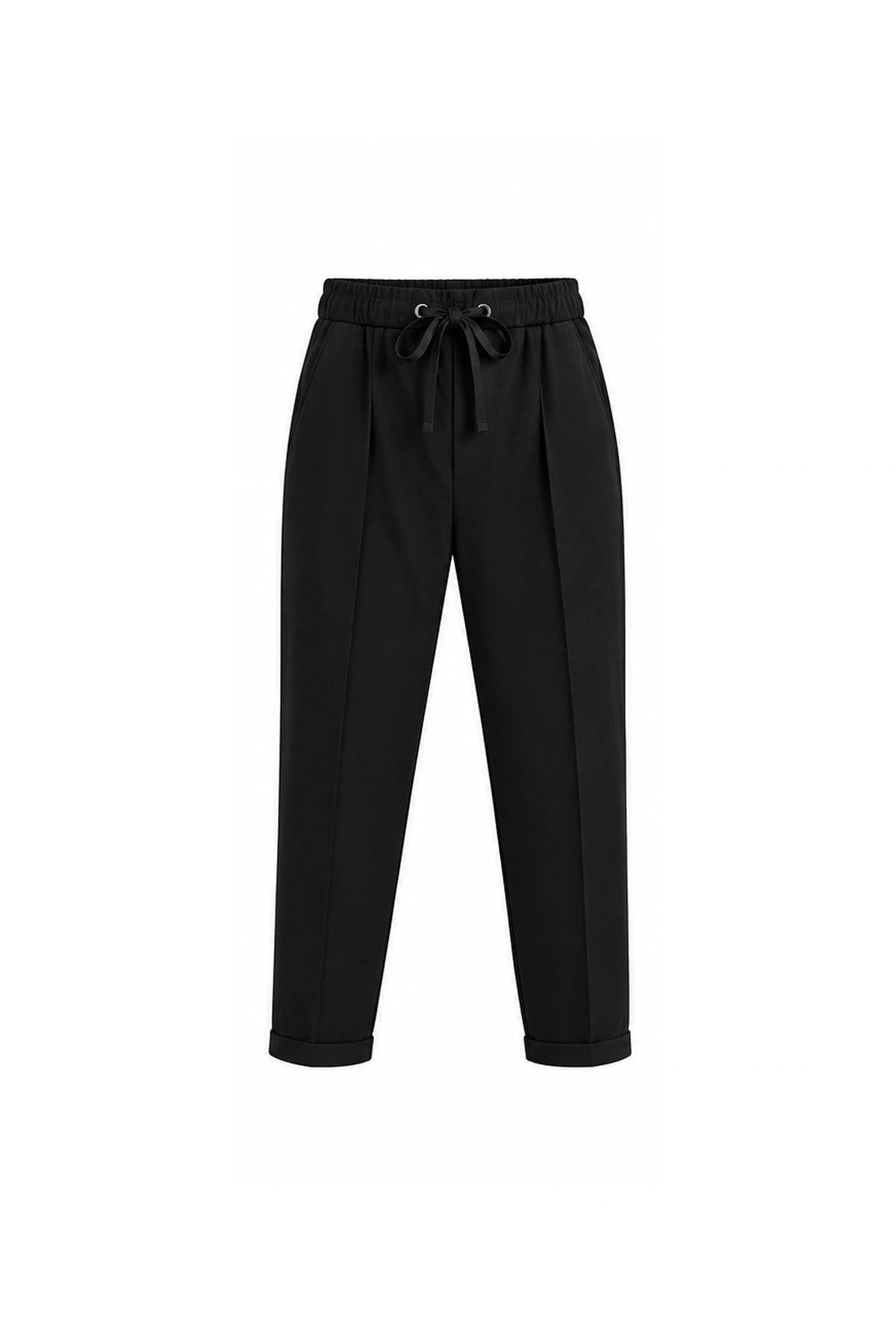 Pantallona black drawstring