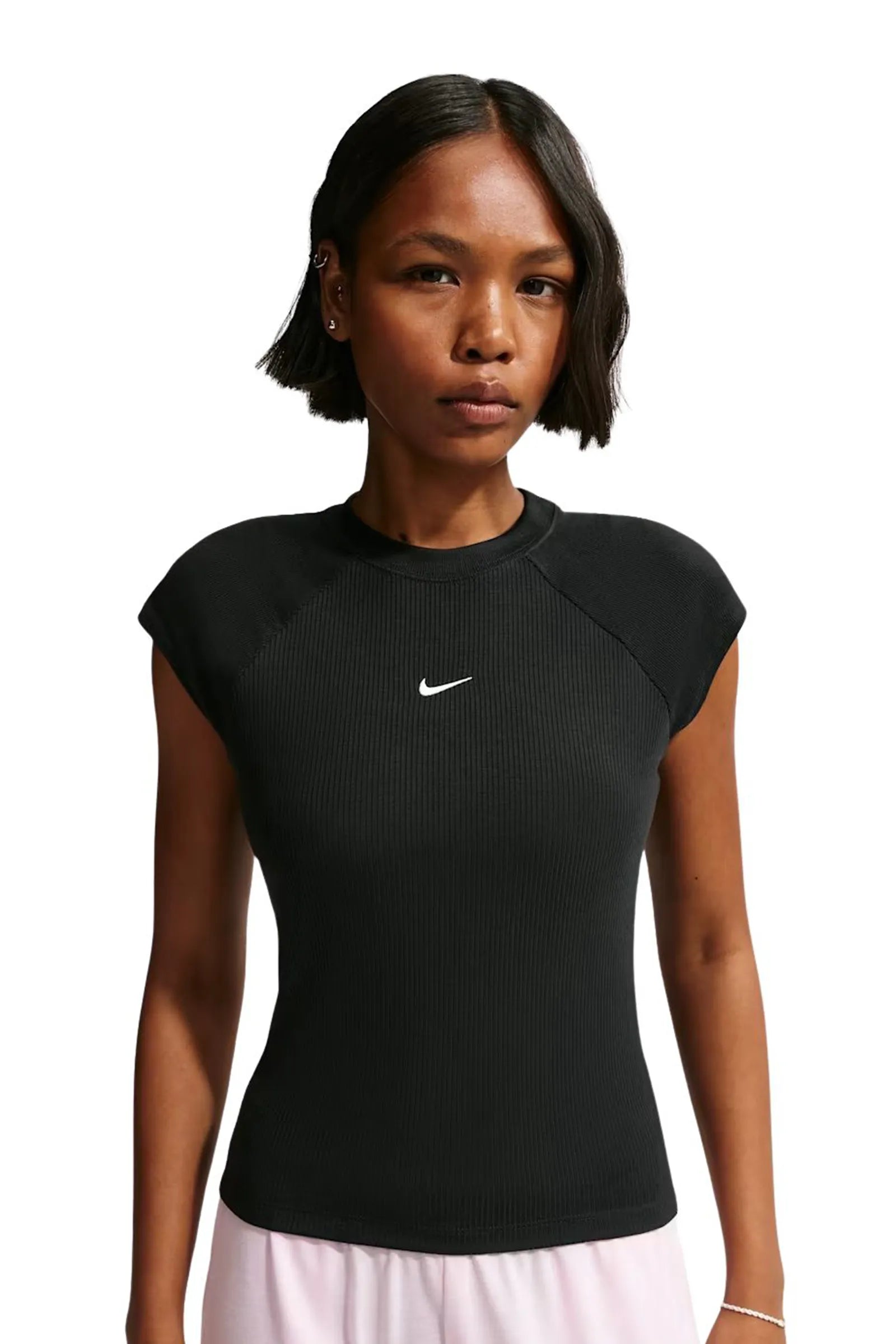 Maice nike sportswear chill knit woman's tight short-sleeve top IF0242-010