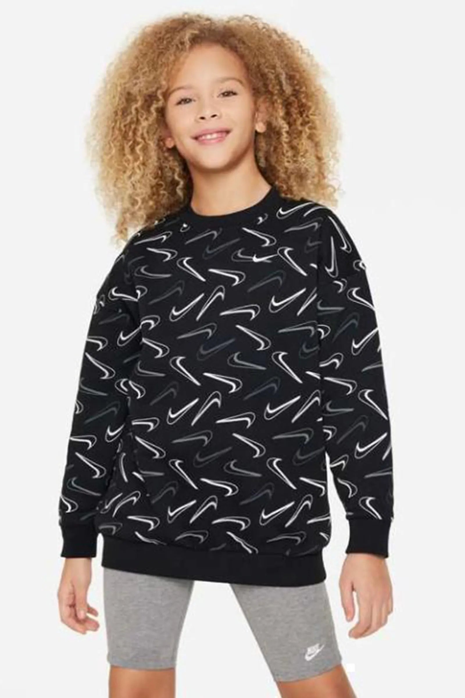 DUKS Nike Kids' Sportswear Club Fleece Oversized Sweatshirt