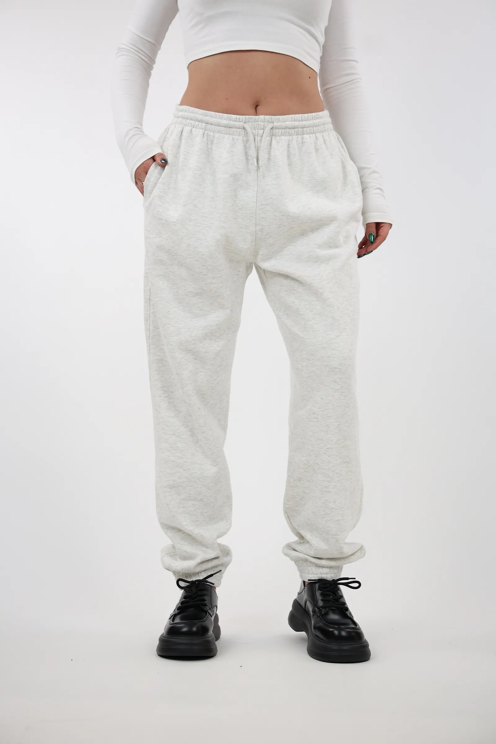 TRENERKA elastic waist fleece