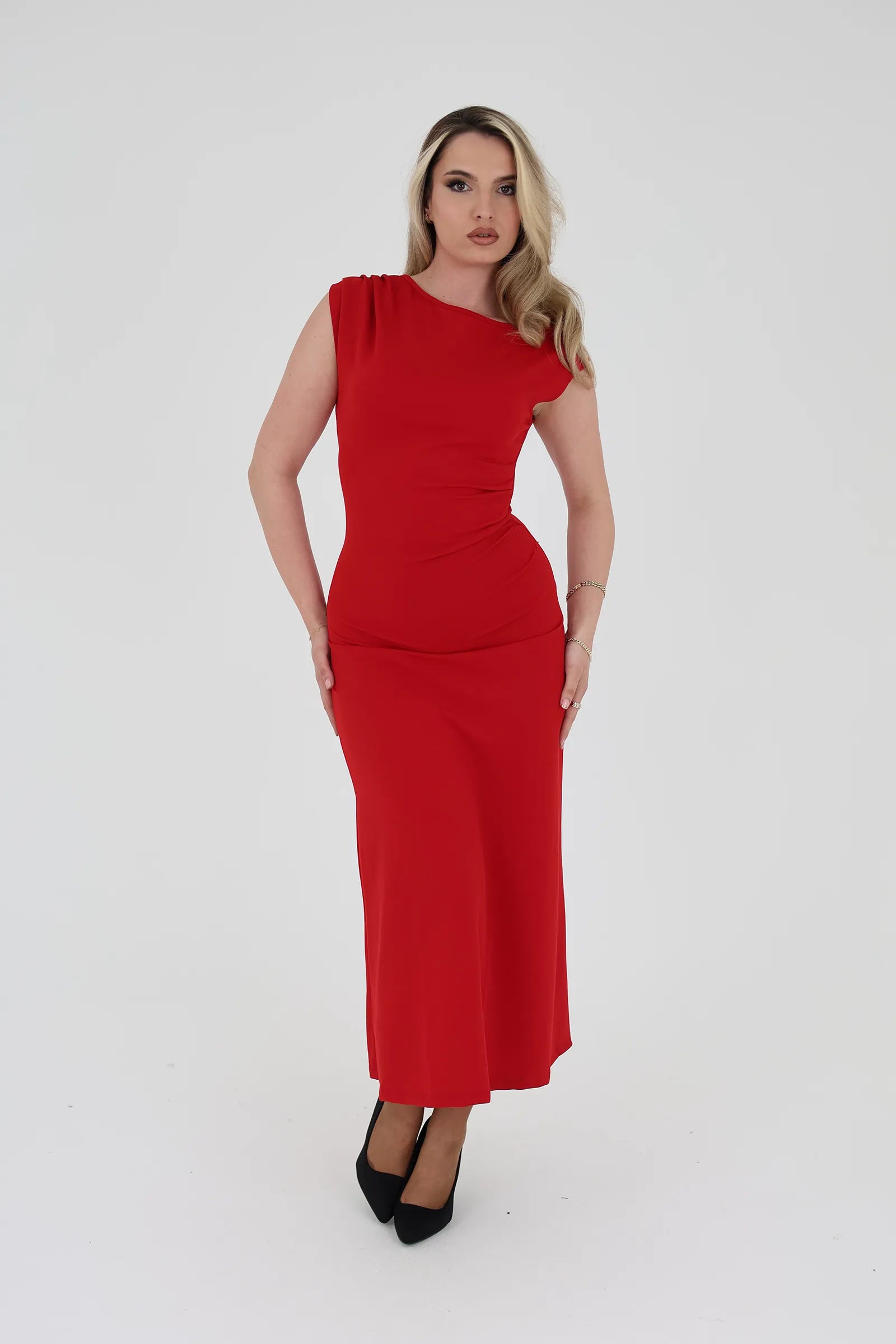 Fustan one shoulder