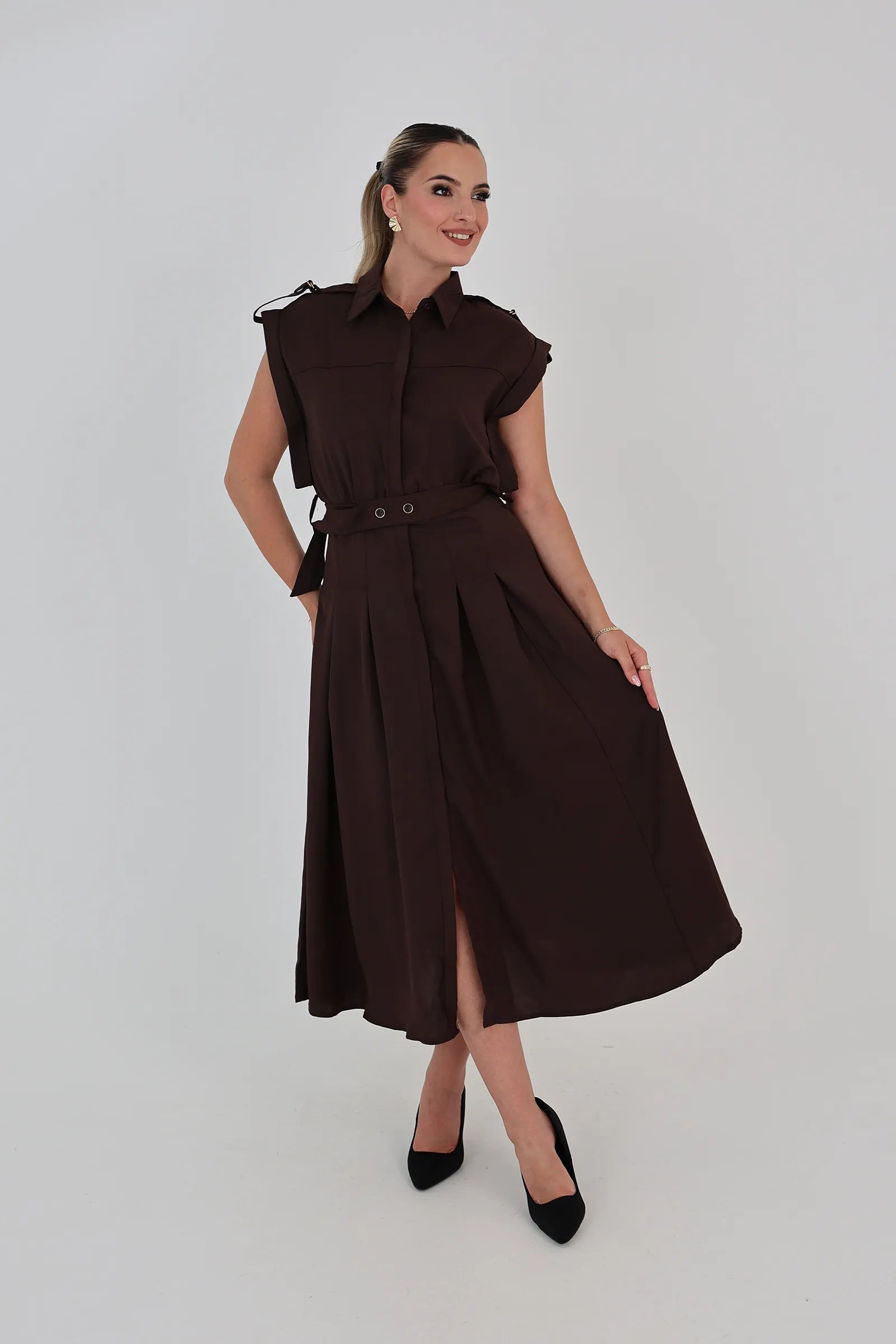 Fustan belted cargo