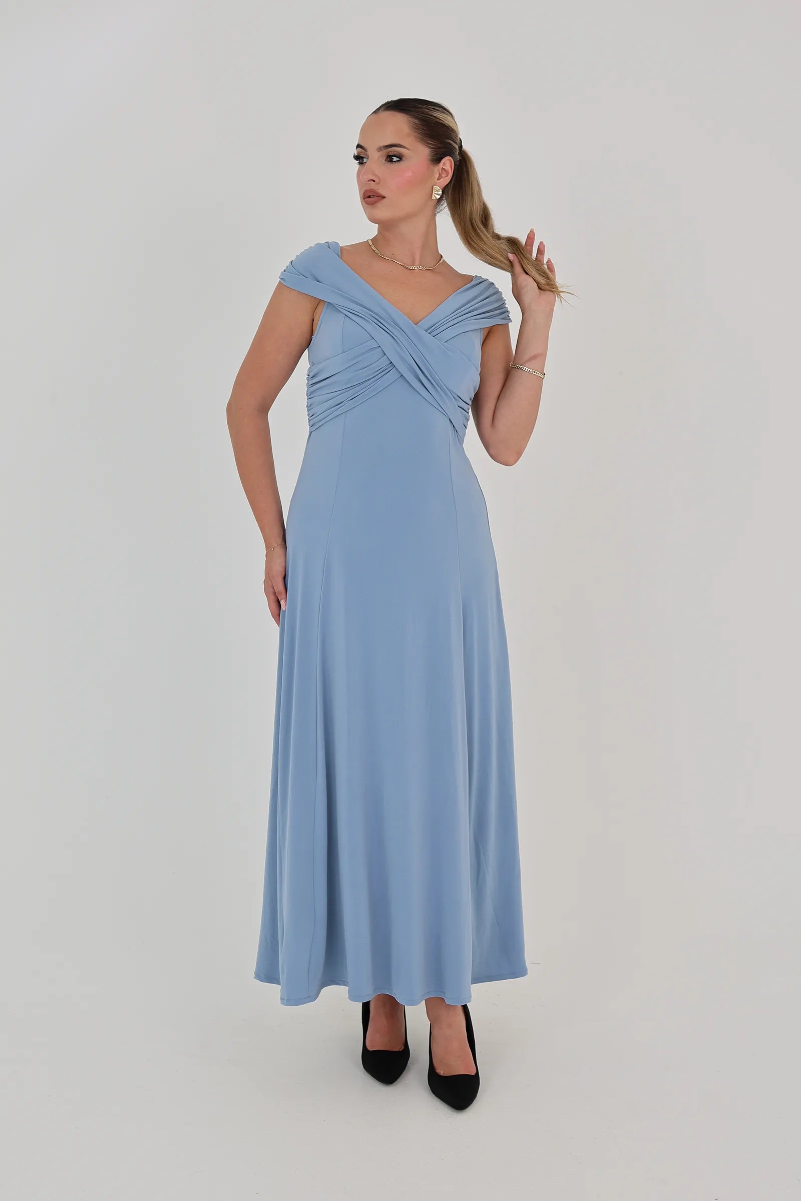 Fustan baby blue