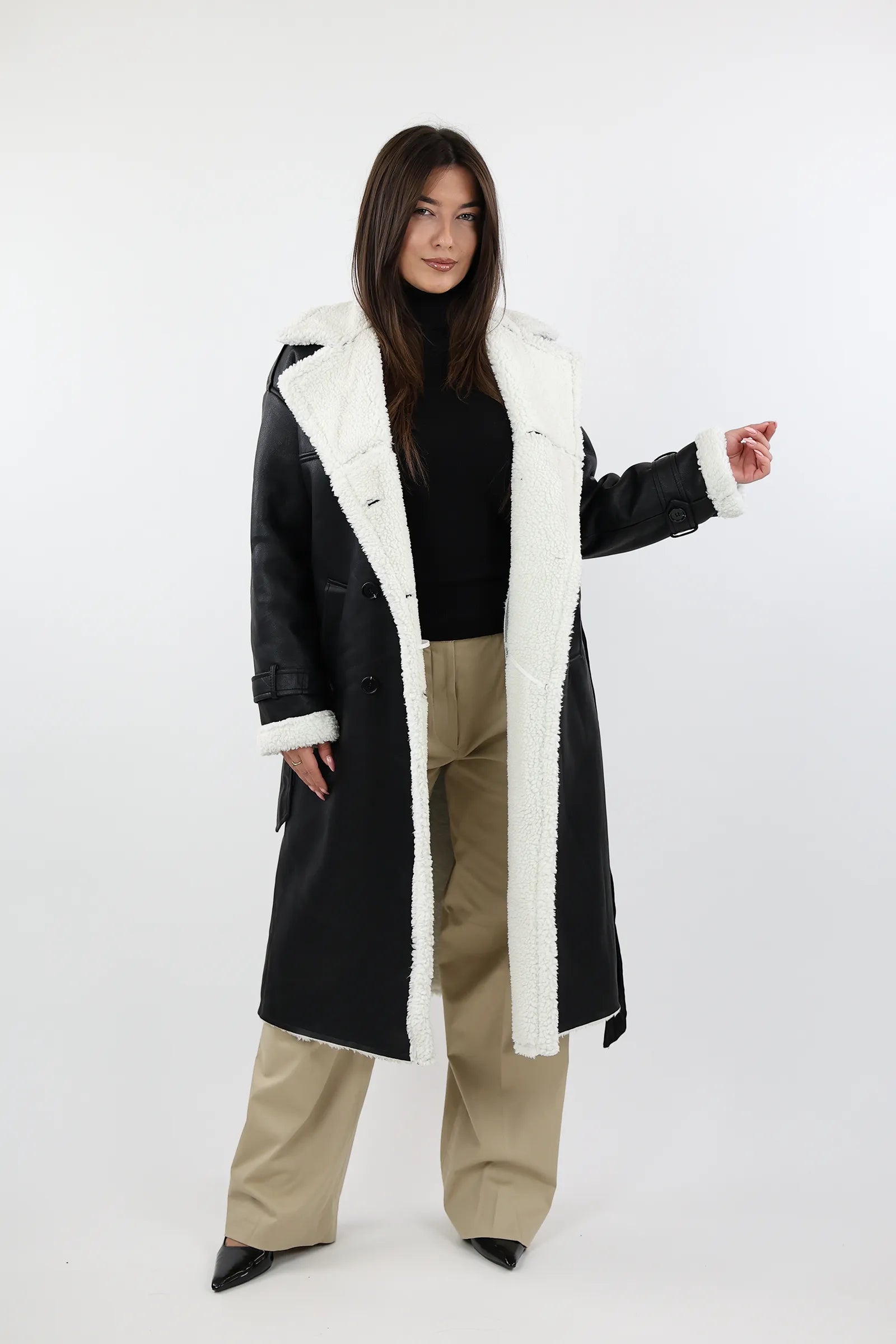 JAKNE FAUX LEATHER