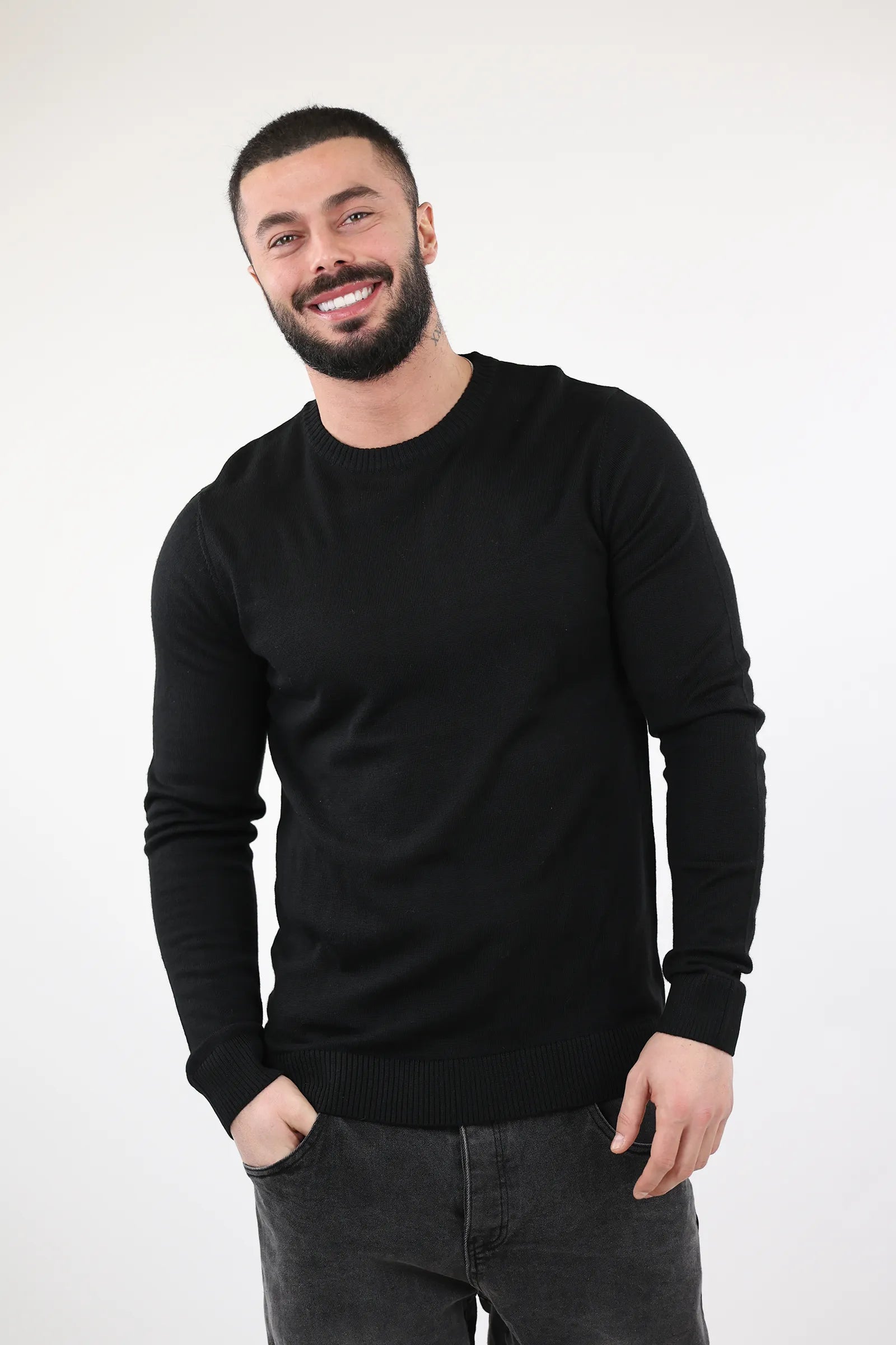 XHEMPER SLIM FIT Crewneck