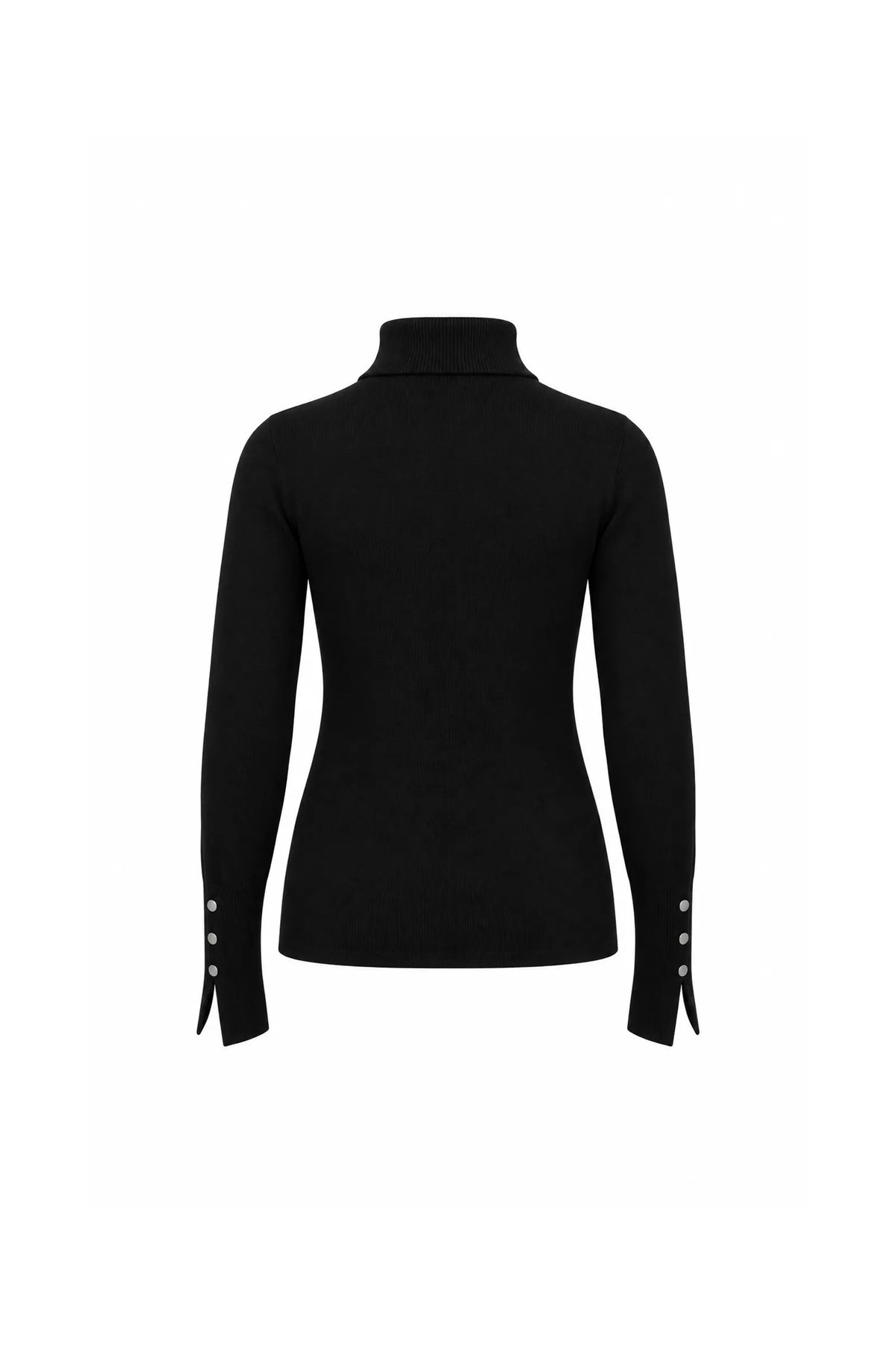 Rrollke mock neck top