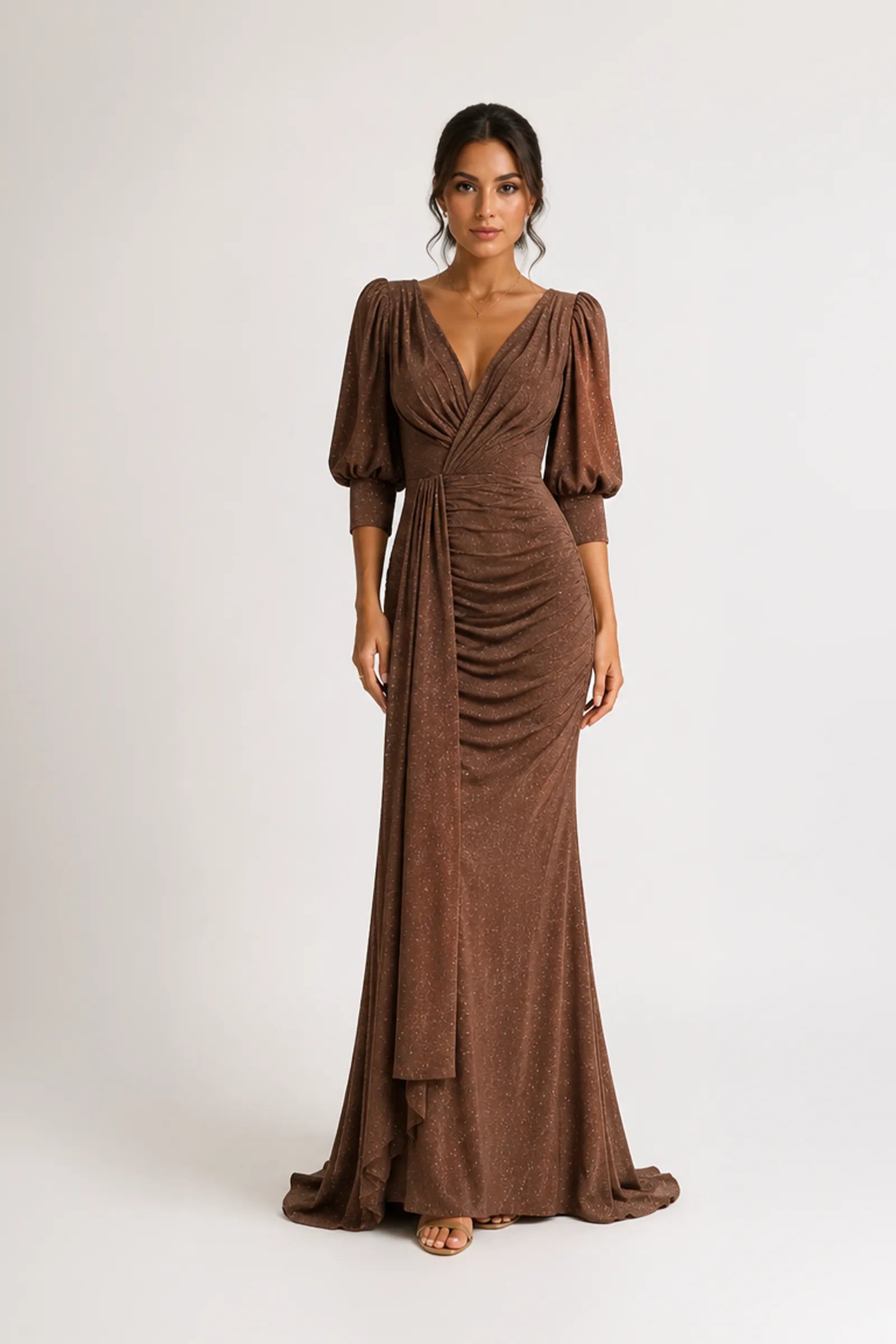 Fustan maxi glittery