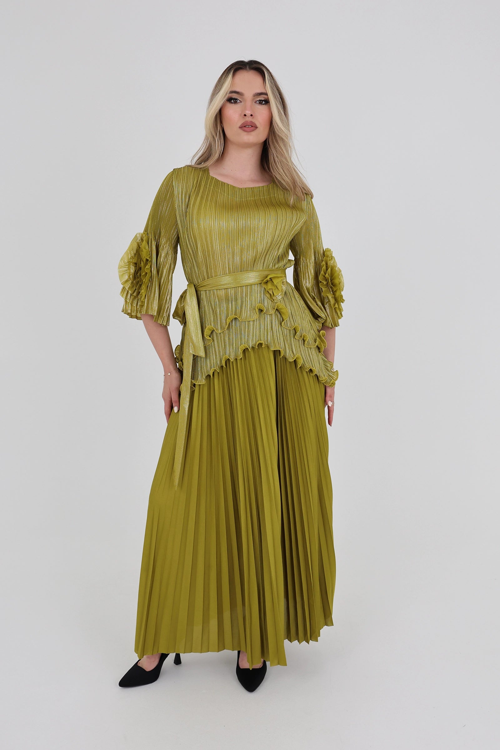 Set pleated co-ord