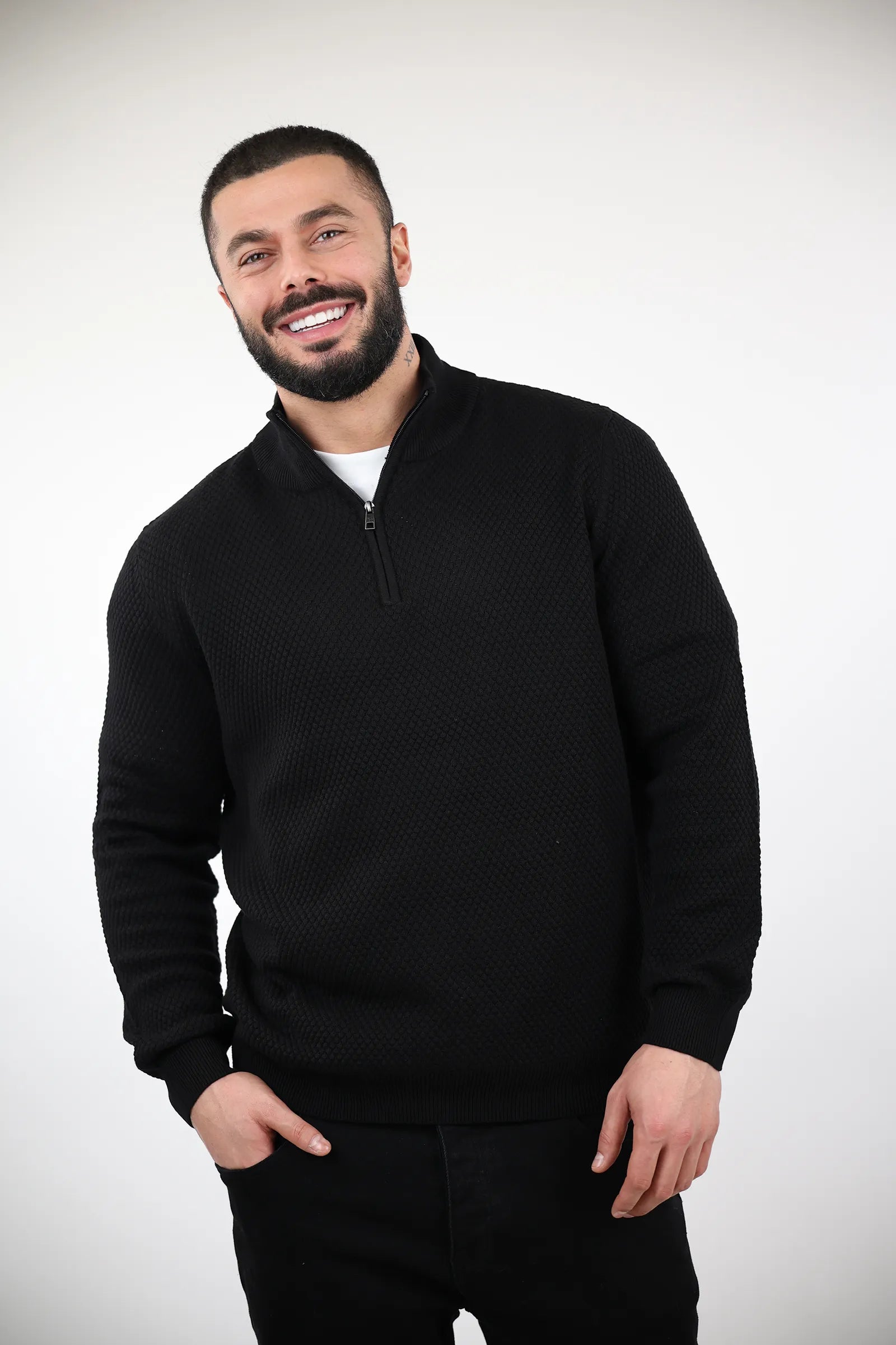 XHEMPER turtleneck zip