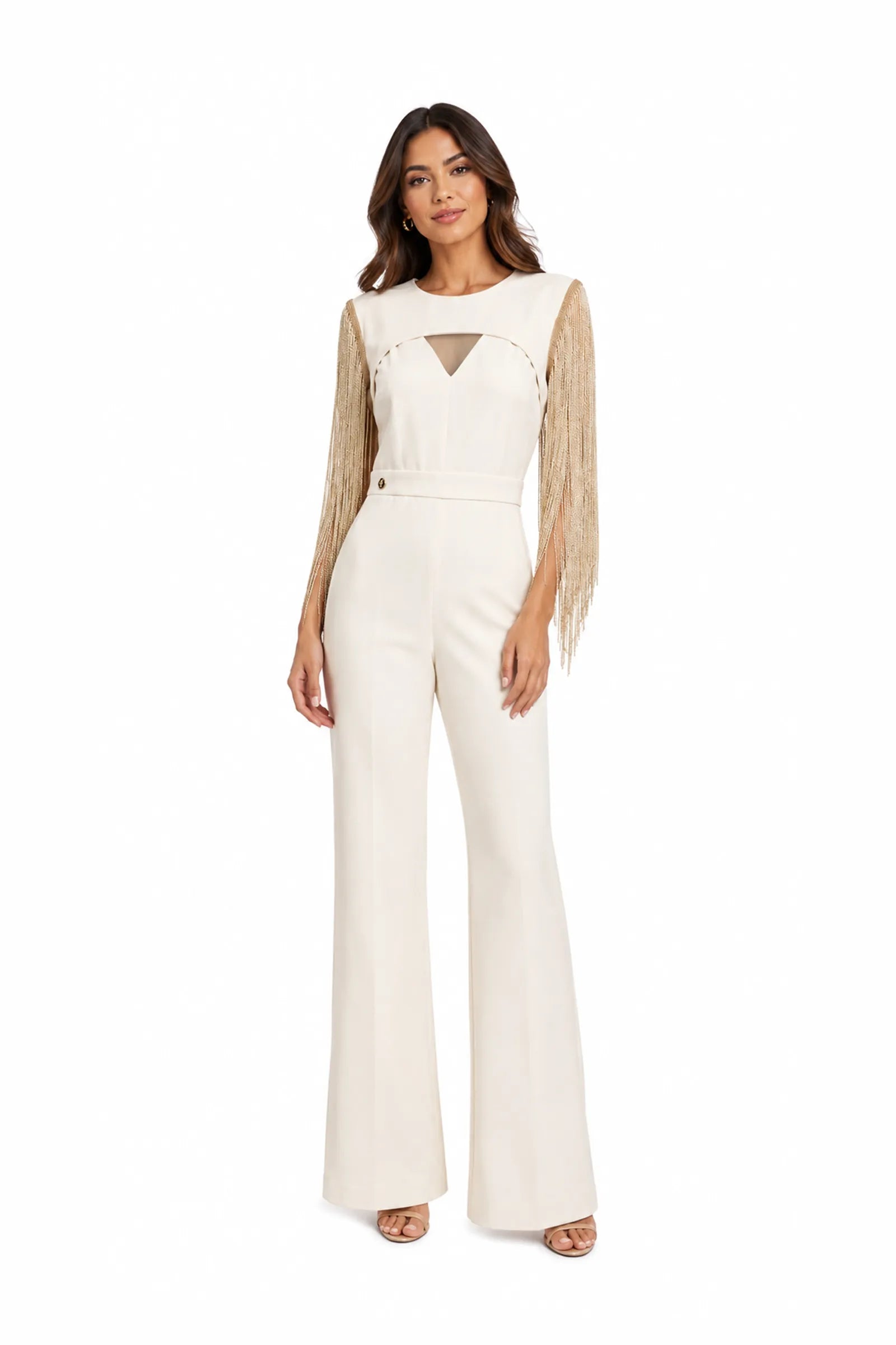 Kombinezon jumpsuit fringe