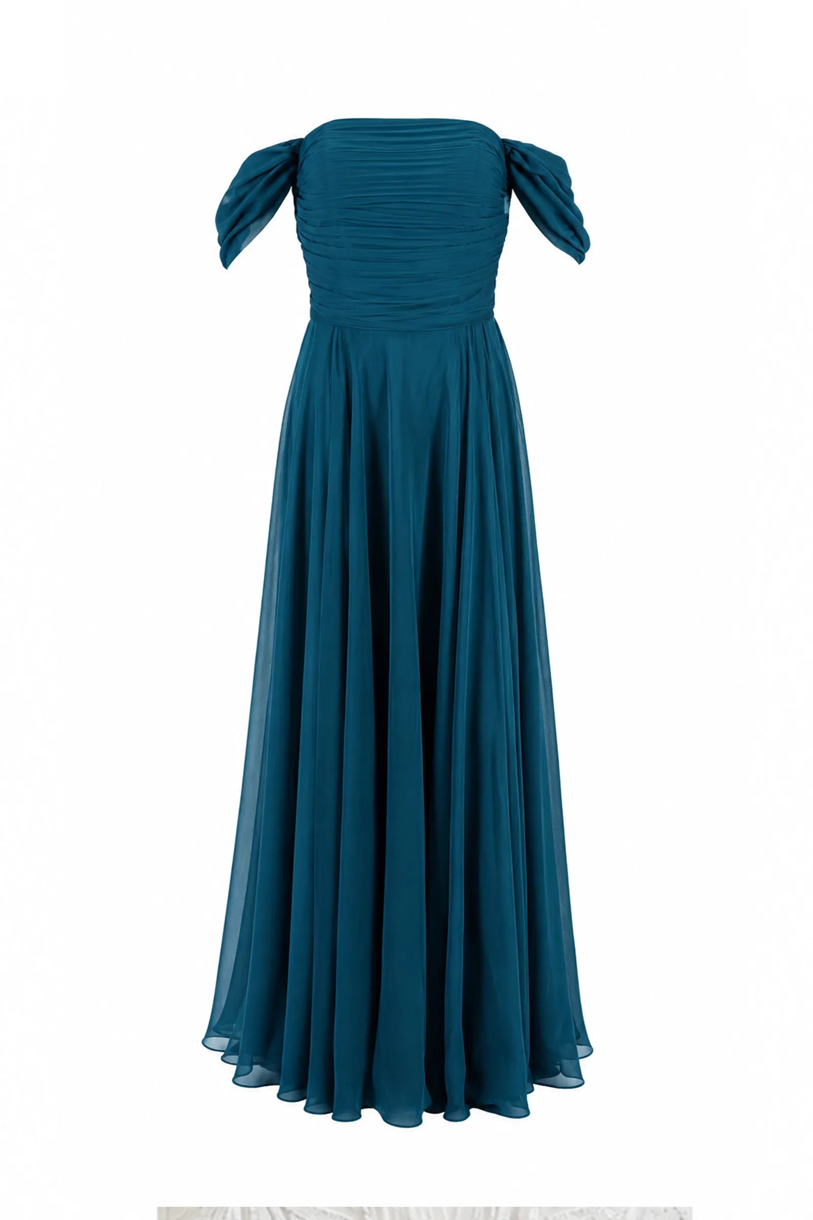 Fustan maxi teal