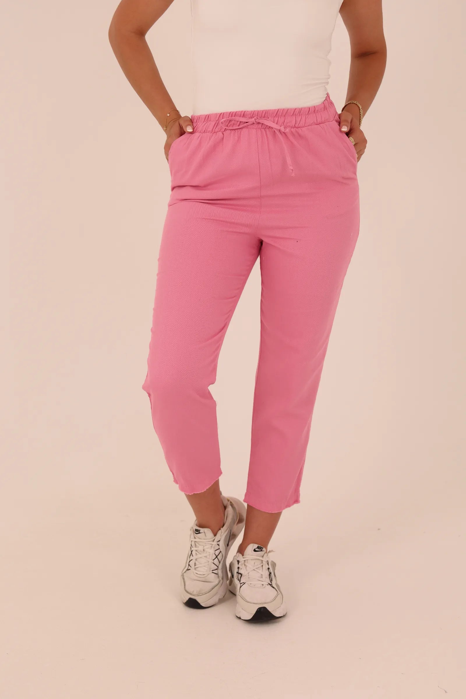 Pantallona cropped carrot