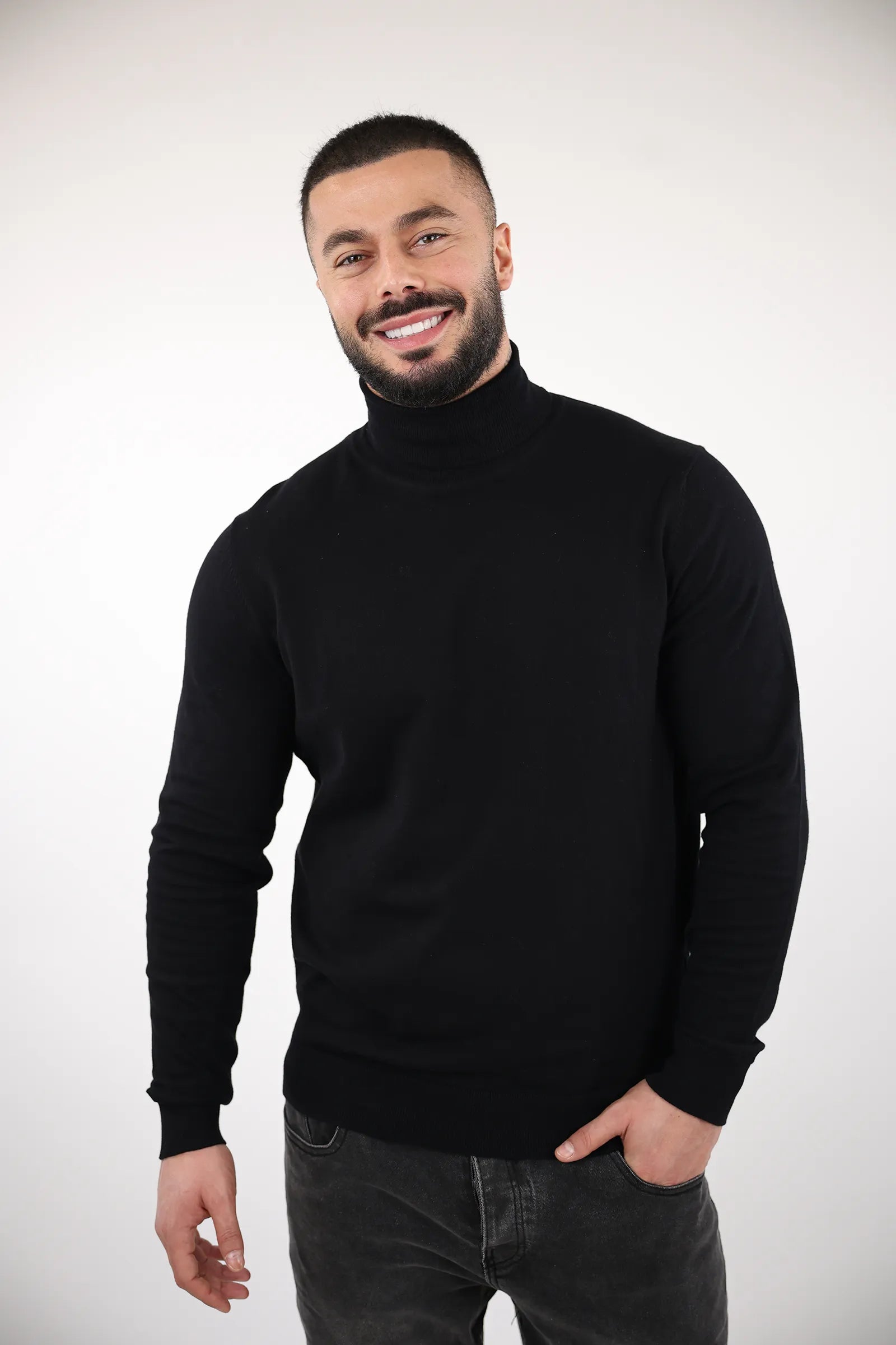 RROLLKË Polo Neck Sweater