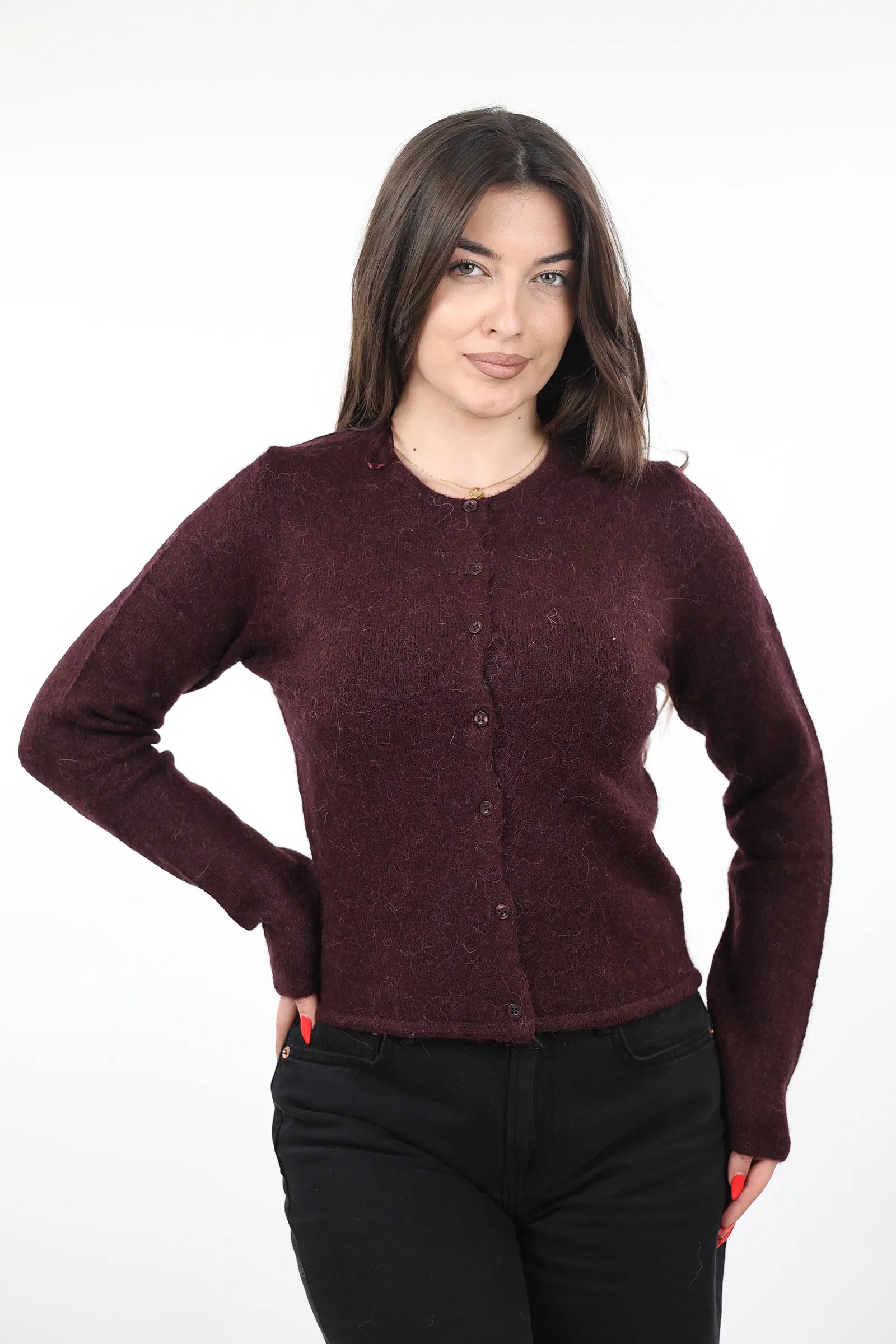 XHEMPER Button Cardigan