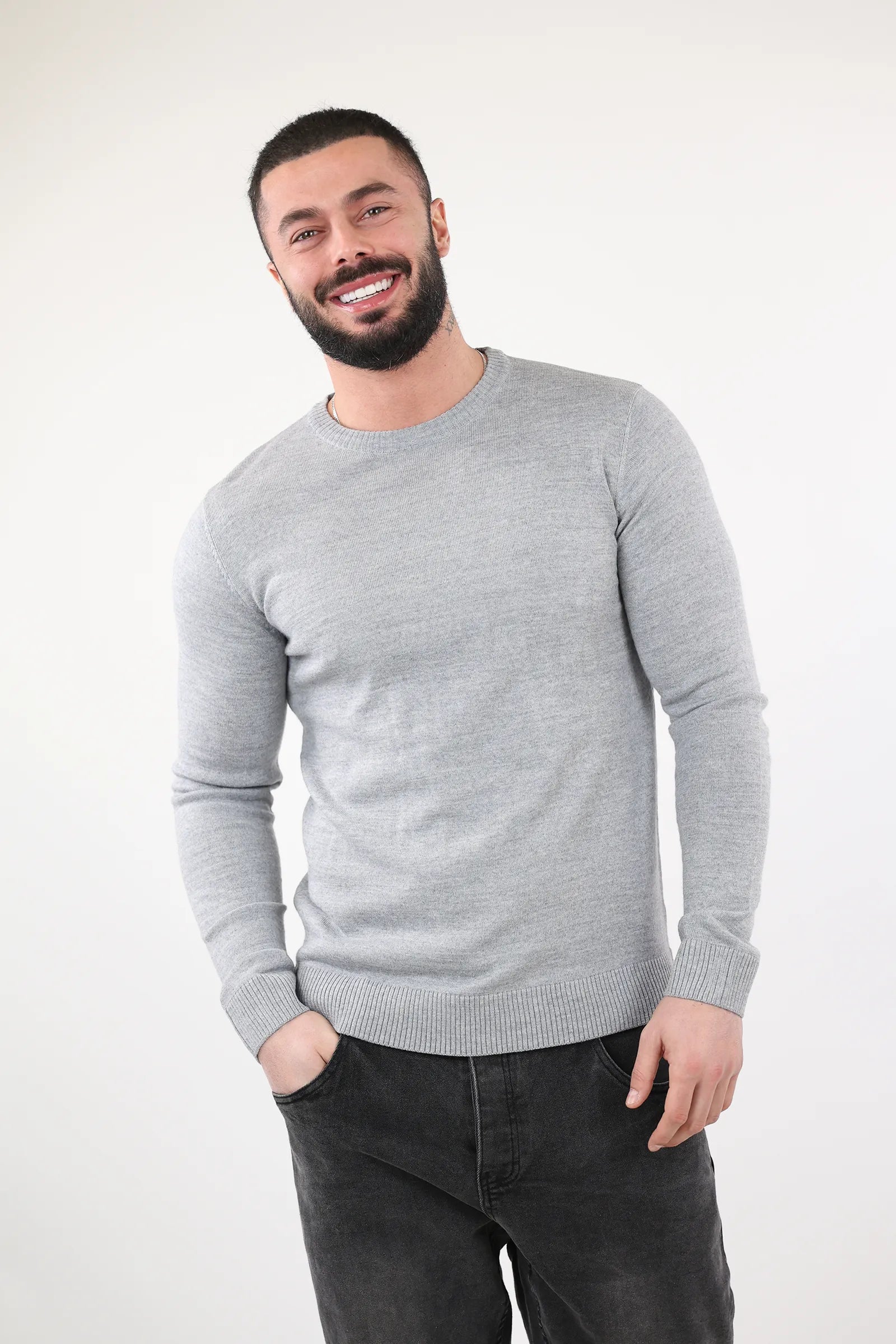 XHEMPER SLIM FIT Crewneck